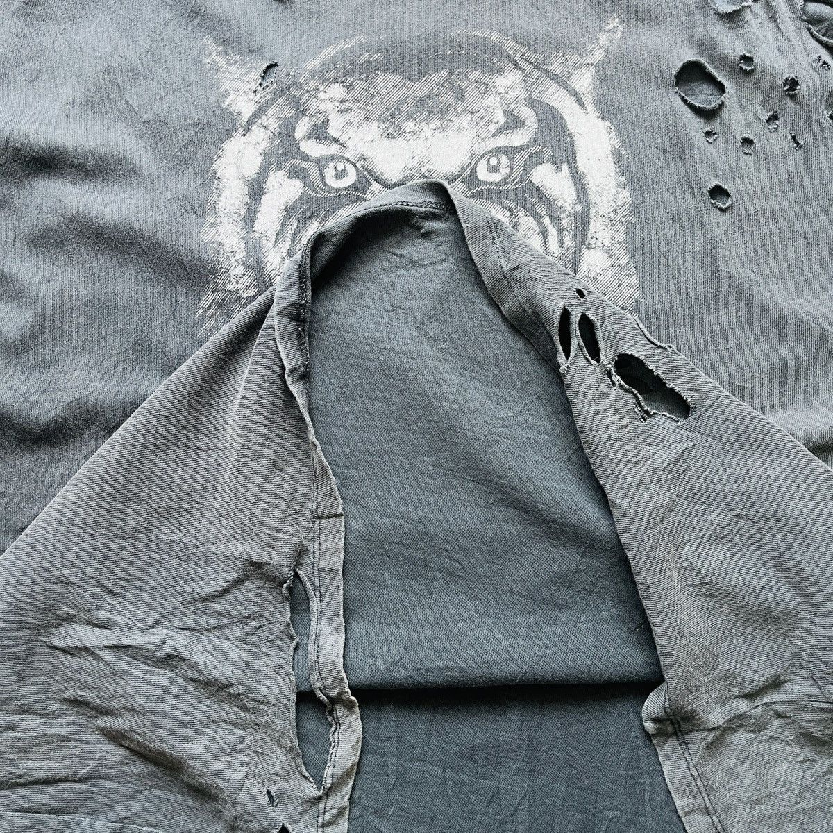 Designer × Zara Distressed Zara LA NY Baggy Ripped TShirt Made In Portugal Size US XL / EU 56 / 4 - 16 Thumbnail