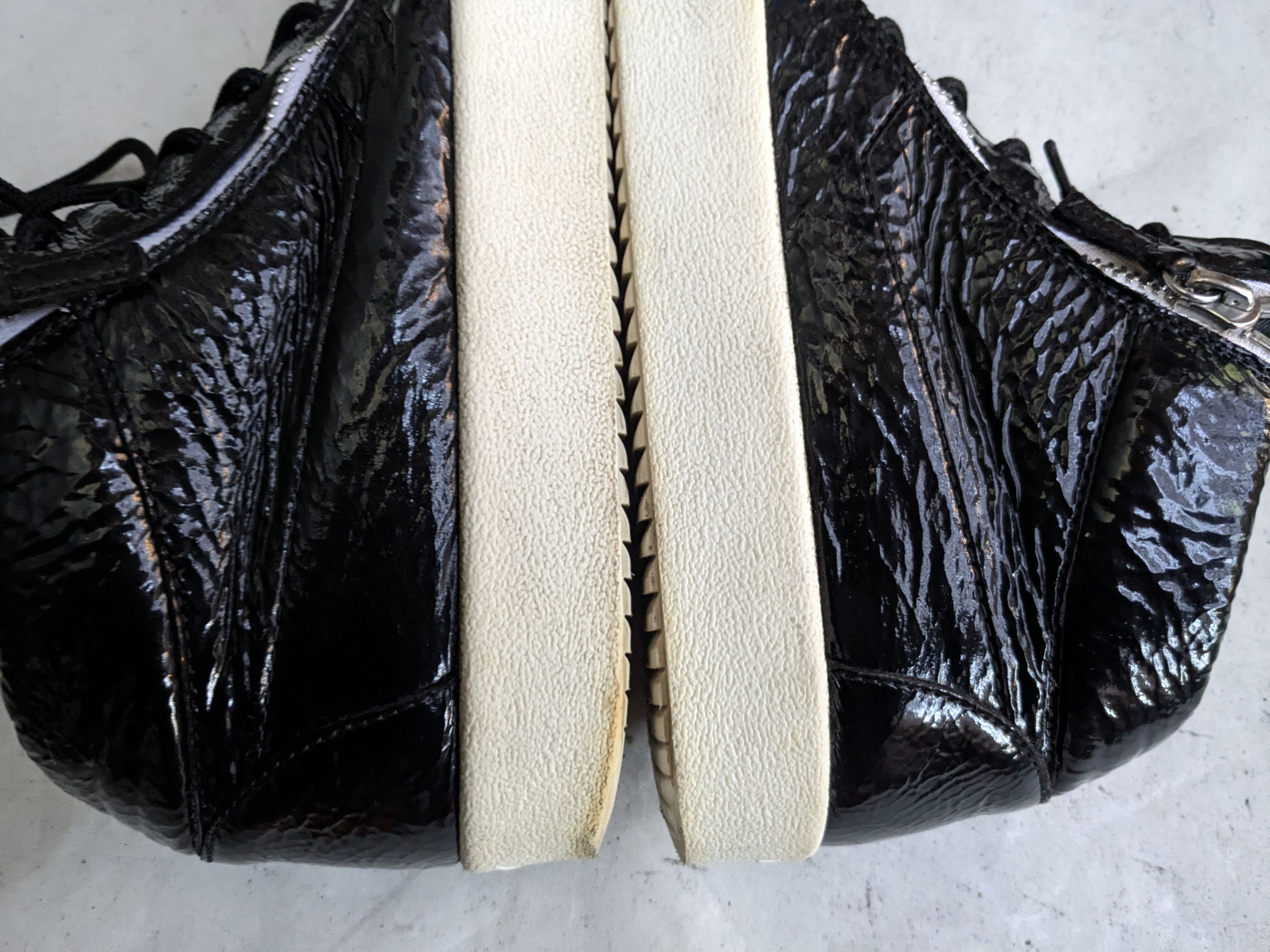 Giuseppe Zanotti Giuseppe Zanotti High Tops Black Patent Leather 11 44 Size US 11 / EU 44 - 8 Thumbnail