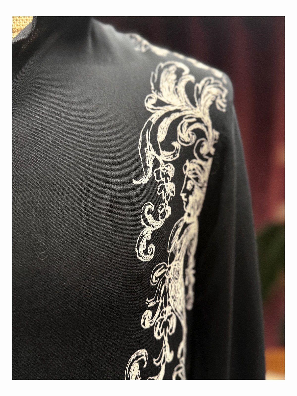 Asos ASOS Baroque-Inspired Long Sleeve Shirt – Size M Size US M / EU 48-50 / 2 - 2 Thumbnail