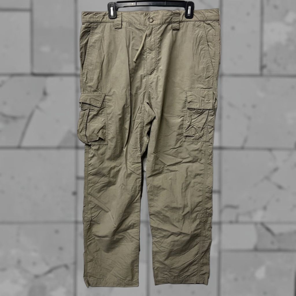 The North Face The North Face Beige Nylon Hiking Pants Mens Large 38x31 Size US 33 - 1 Thumbnail