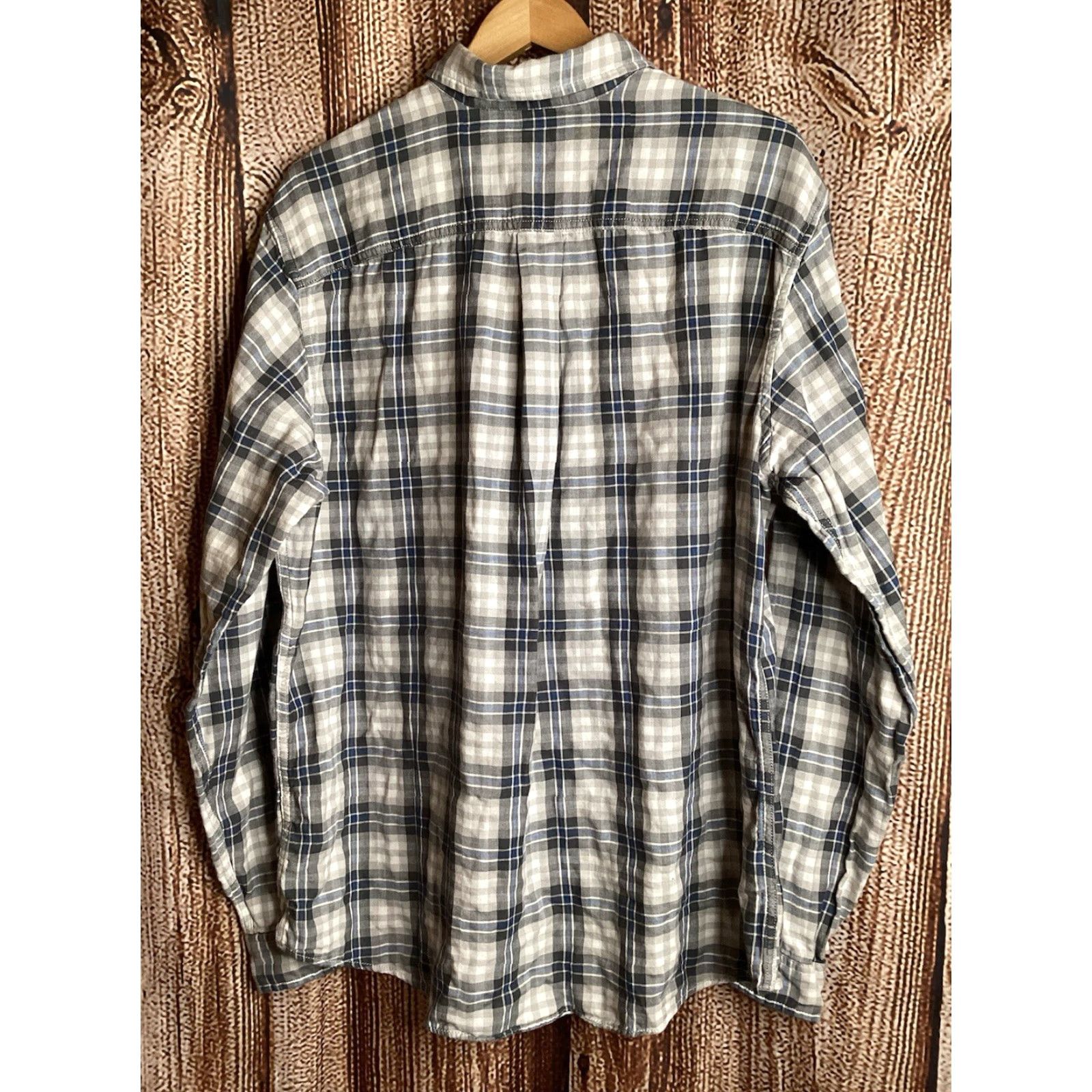 Eddie Bauer Eddie Bauer Button-Down Full Size 2XL Cotton Flannel Plaid Classic Fit Shirt Mens XL? Size US XXL / EU 58 / 5 - 5 Thumbnail