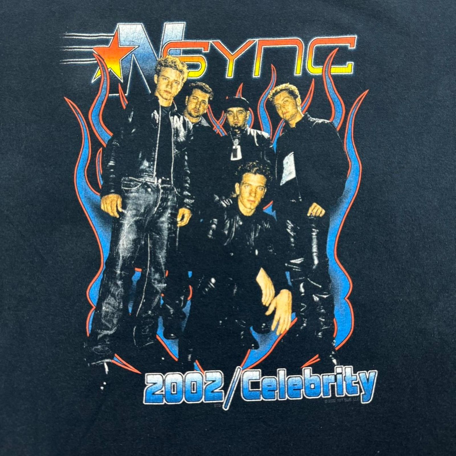 Anvil × Vintage VINTAGE Y2K NSYNC 2002 CELEBRITY TOUR MERCH TEE: Size US XL / EU 56 / 4 - 3 Thumbnail