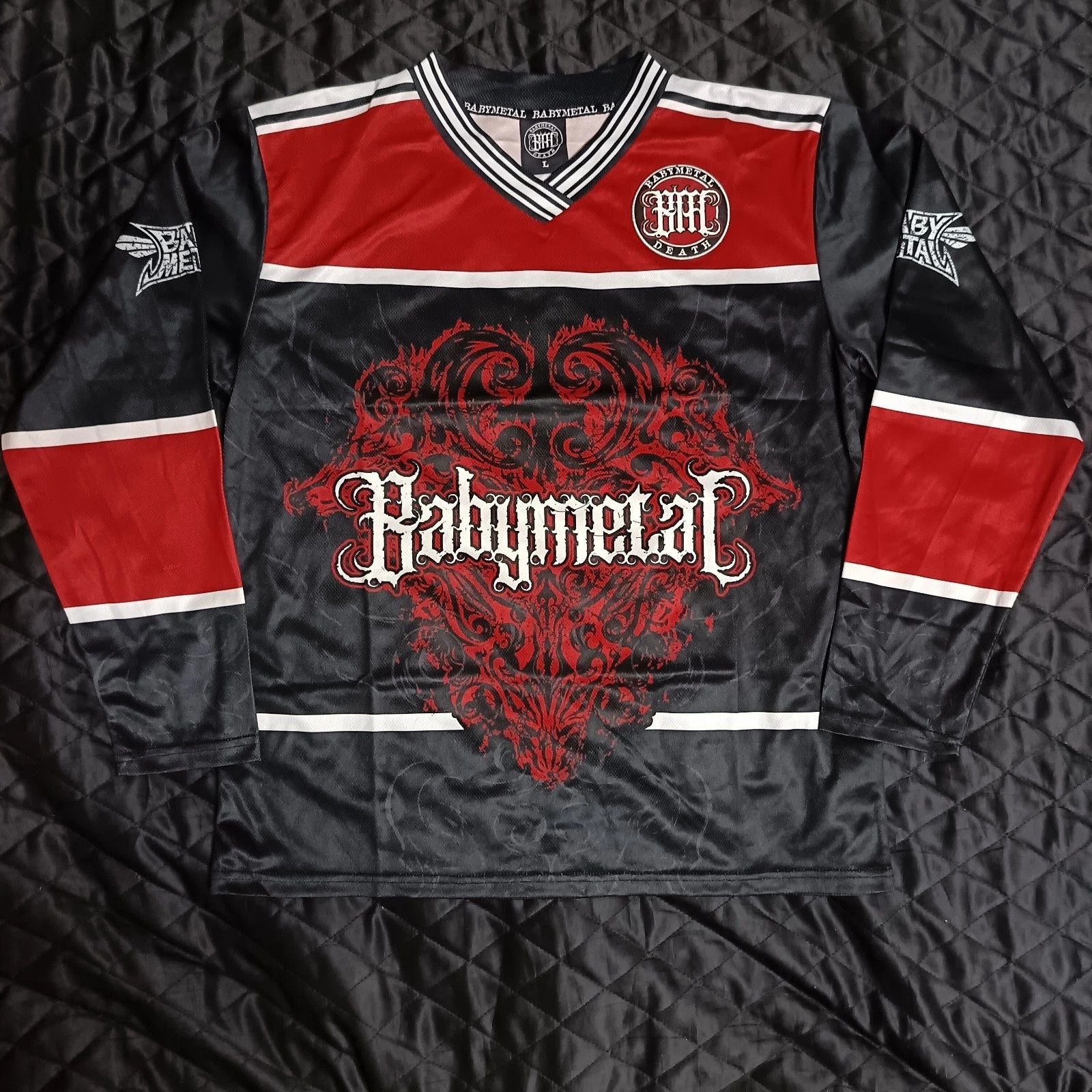 Babymetal Fox Fest 2024 Hockey Jersey Size L