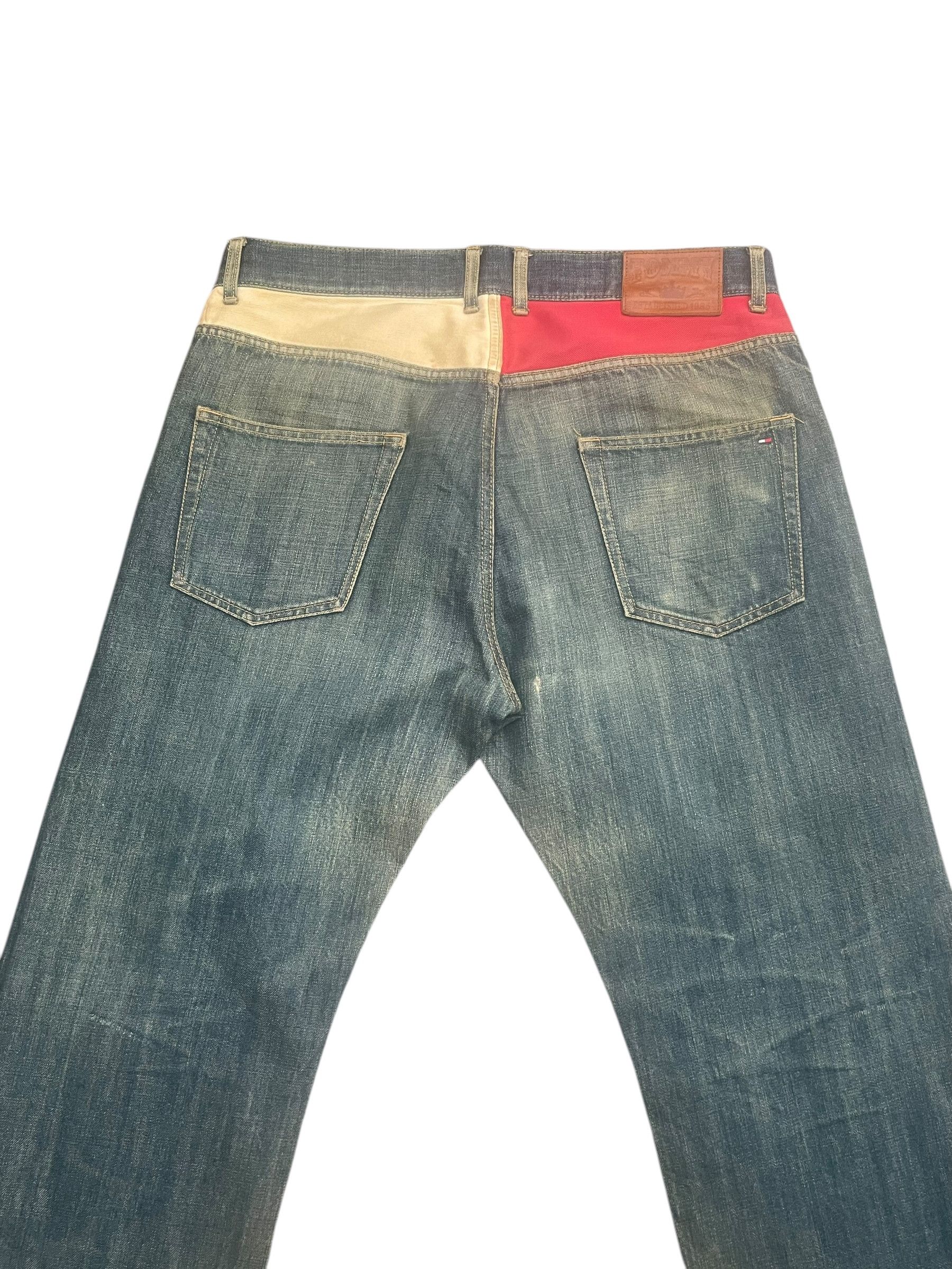 Tommy Hilfiger Vintage Tommy Faded Distresed Denim Size US 36 / EU 52 - 6 Thumbnail