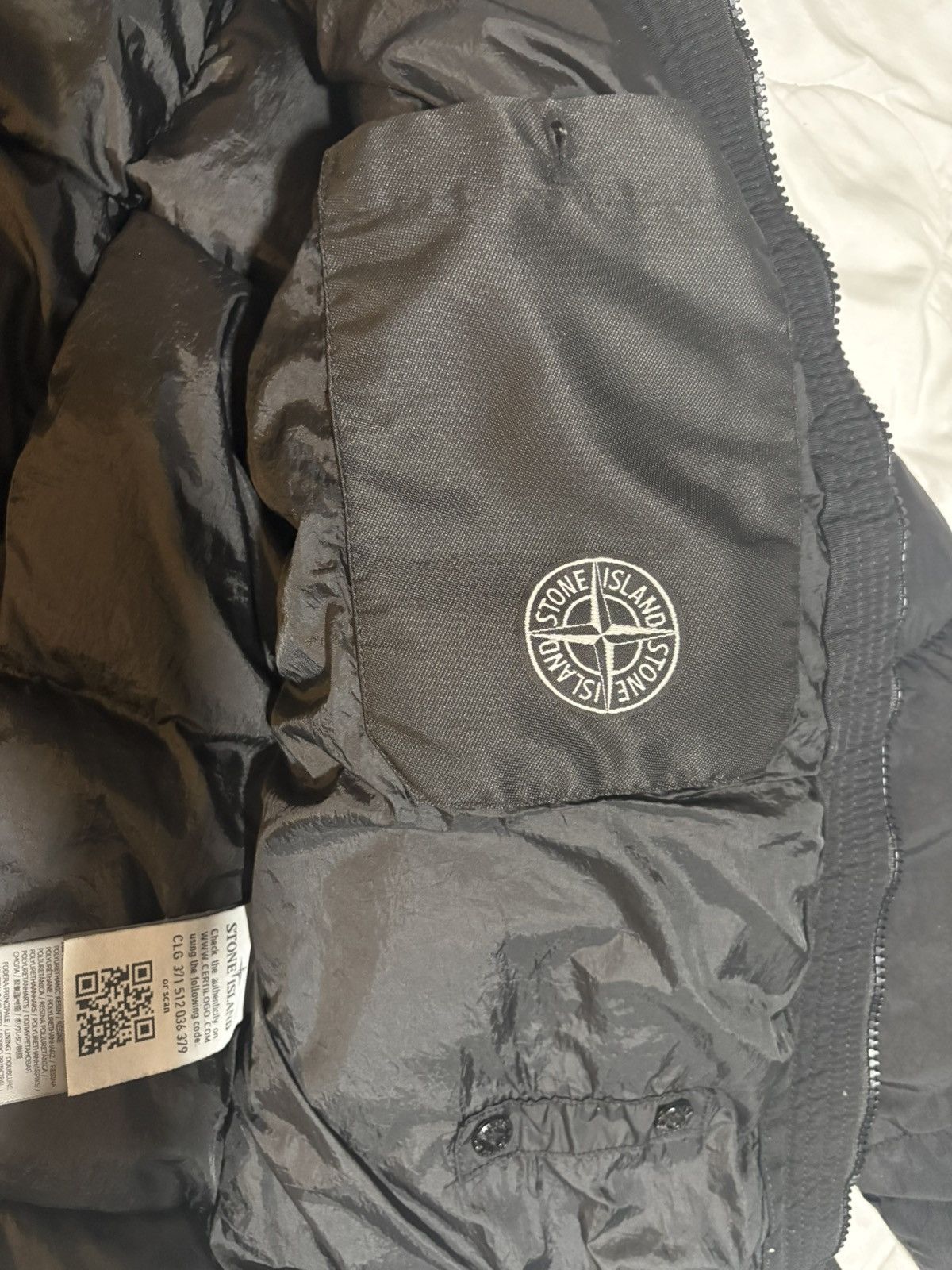 Stone Island Stone Island Garment Dyed Crinkle NY Down Jacket-Black Small Size US S / EU 44-46 / 1 - 13 Thumbnail