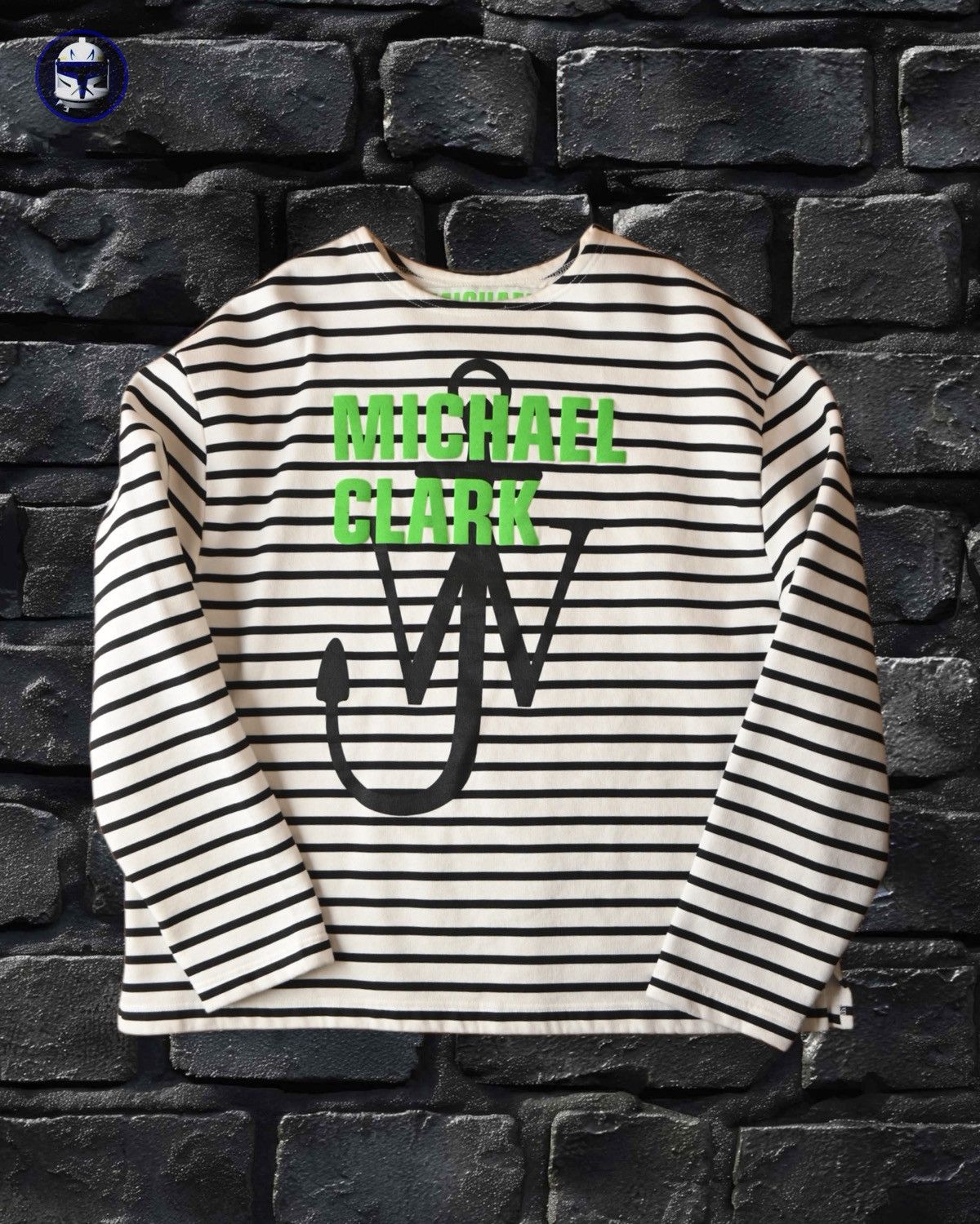 JW Anderson JW Anderson x Michael Clark Striped Anchor Sweatshirt Size US M / EU 48-50 / 2 - 1 Thumbnail