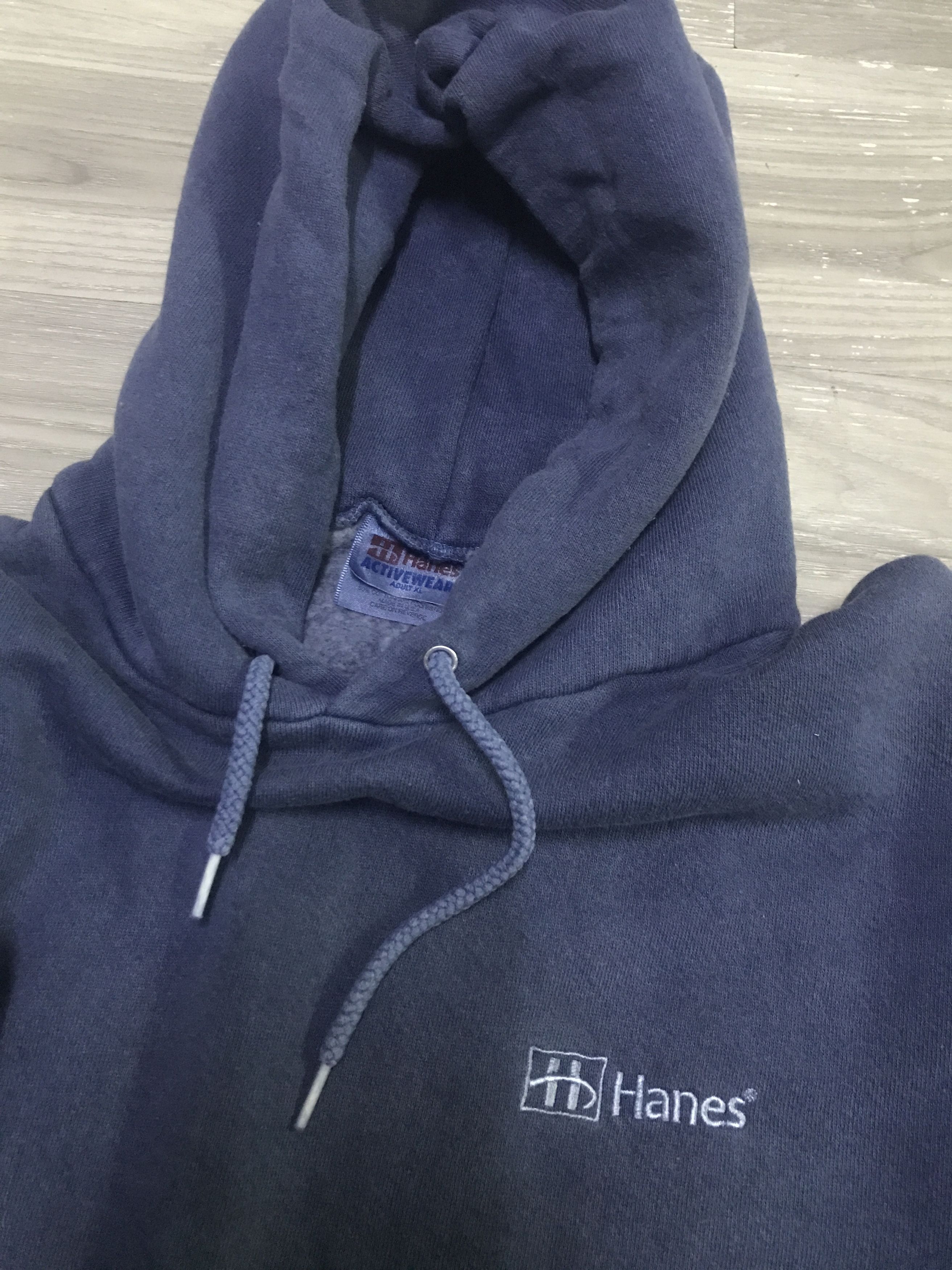Hanes Vintage Y2K Hanes Hoodie Size US XL / EU 56 / 4 - 7 Thumbnail