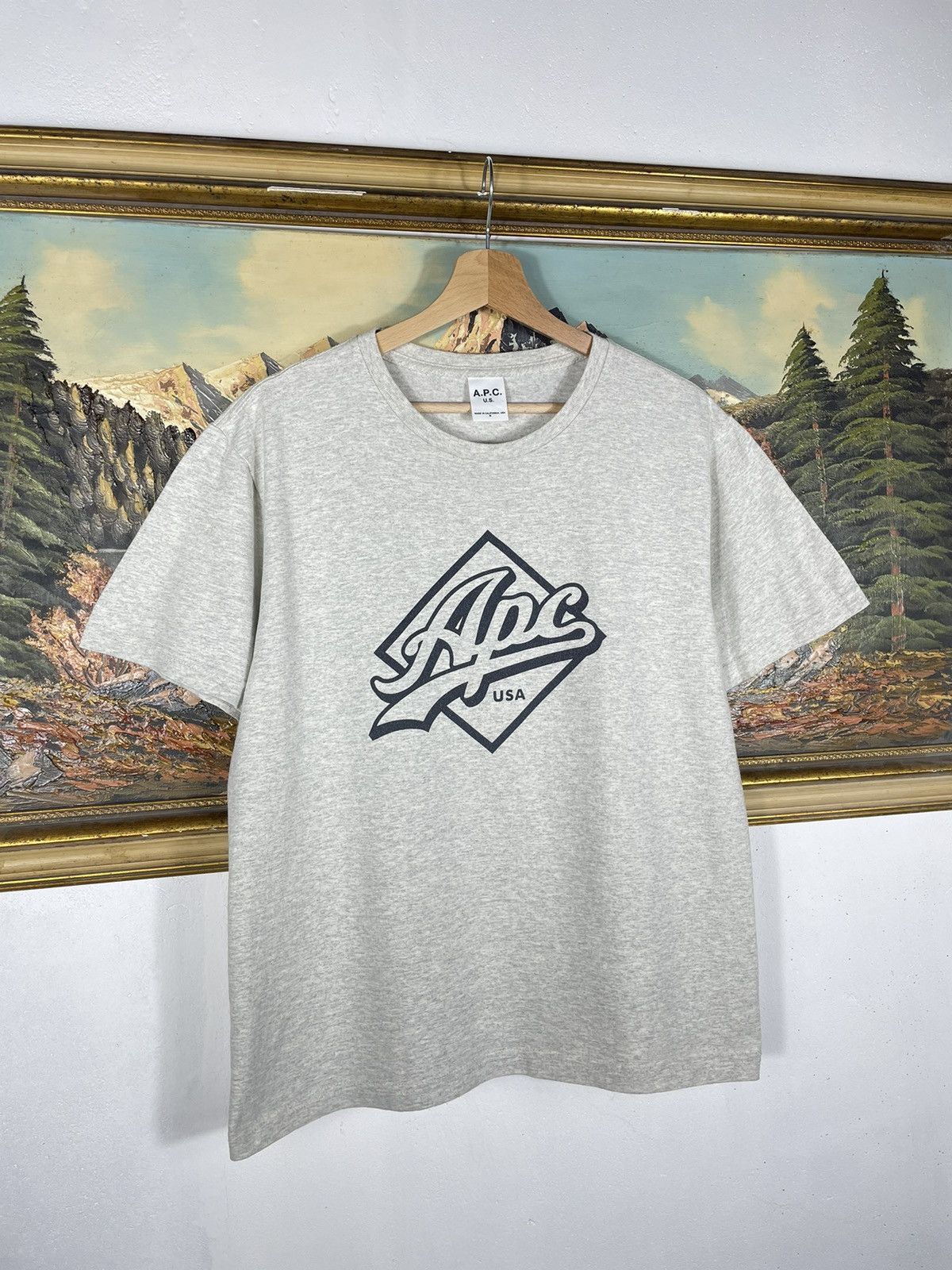A.P.C. × Vintage A.P.C T-shirt Short Sleeve Tees Big Logo Streetwear Skate Size US M / EU 48-50 / 2 - 3 Thumbnail