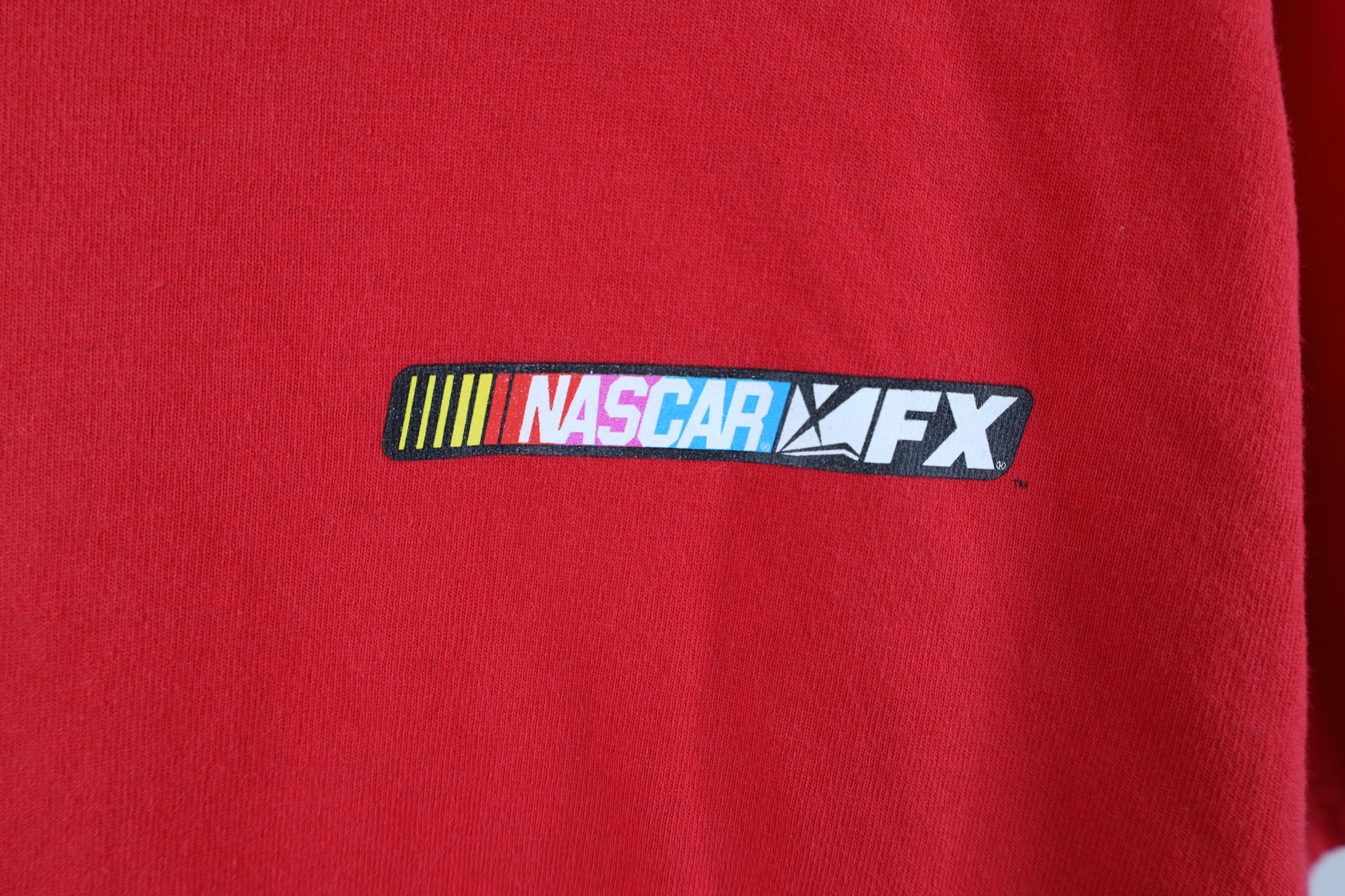 Vintage Vintage 90s Y2K NASCAR Spell Fox FX Television T-Shirt Red Size US M / EU 48-50 / 2 - 4 Thumbnail