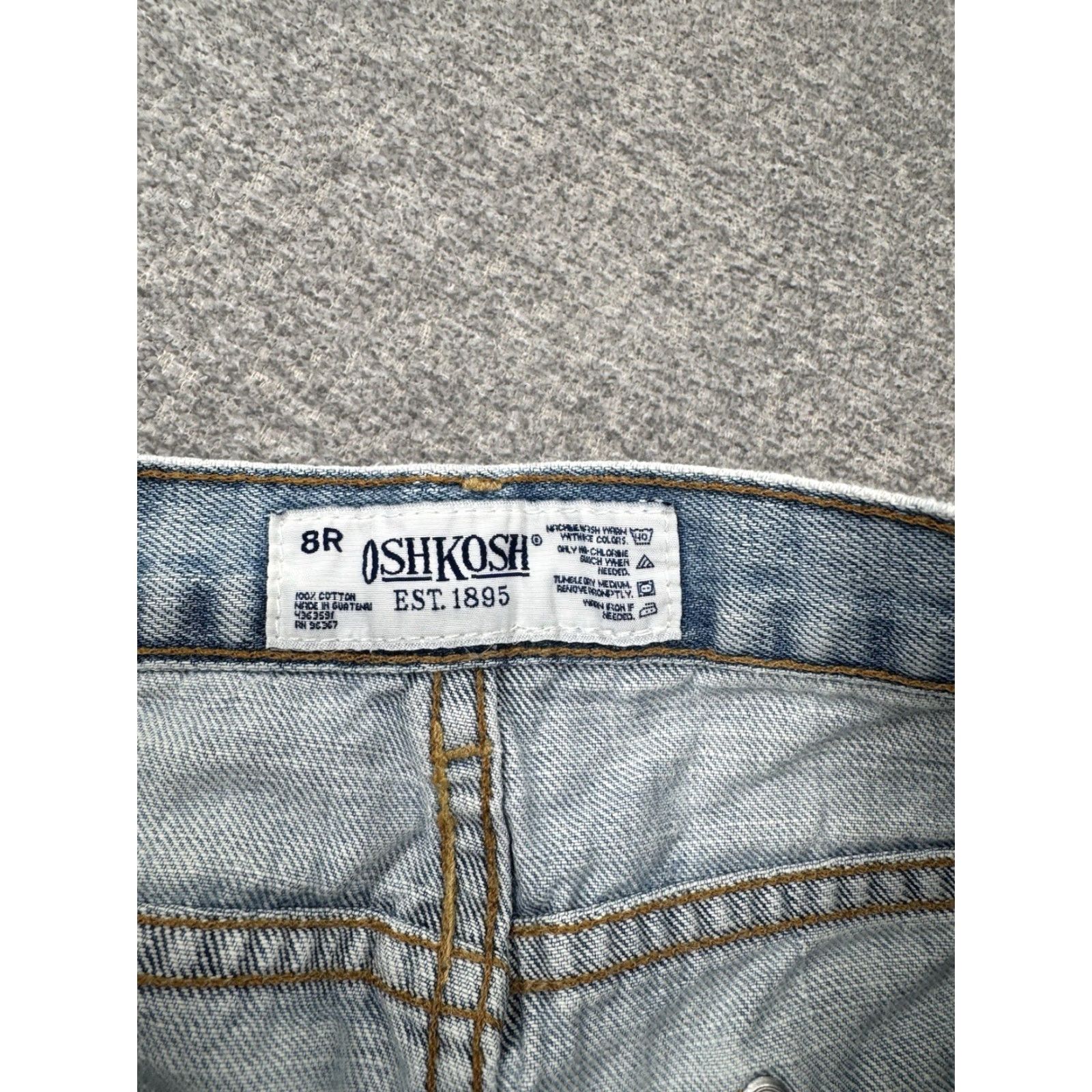 Vintage OshKosh B'gosh Devin Jeans Women Straight Jeans 8R Light Blue 30x30 Size 8 Womens Regular Size 30" / US 8 / IT 44 - 7 Thumbnail
