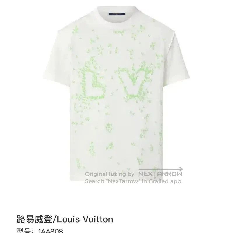 Louis Vuitton Louis Vuitton White Cotton Men's T-Shirt . Size US L / EU 52-54 / 3 - 6 Thumbnail