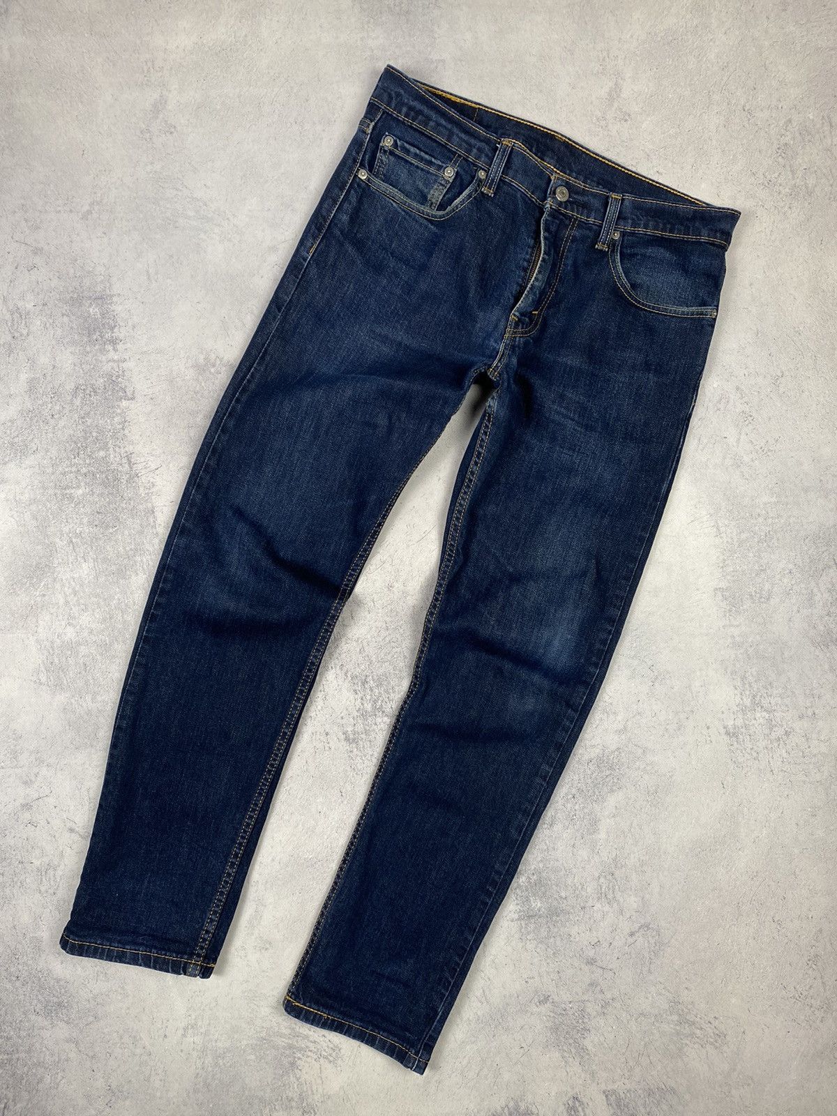 Levi's Levis Strauss & Co 502 Dark Blue Denim Jeans 32 x 32 Size US 33 - 5 Thumbnail