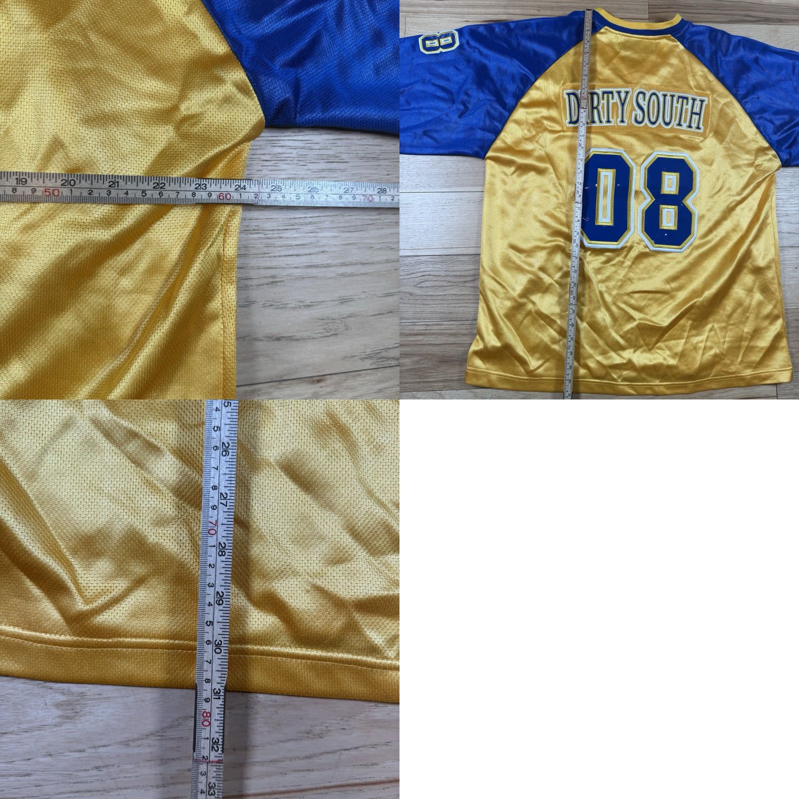 Vintage VINTAGE New York & Company Jersey City Football Blue Gold L Mens Large Regular Casual Activewear Football Jersey City Series Mens Size US L / EU 52-54 / 3 - 9 Thumbnail