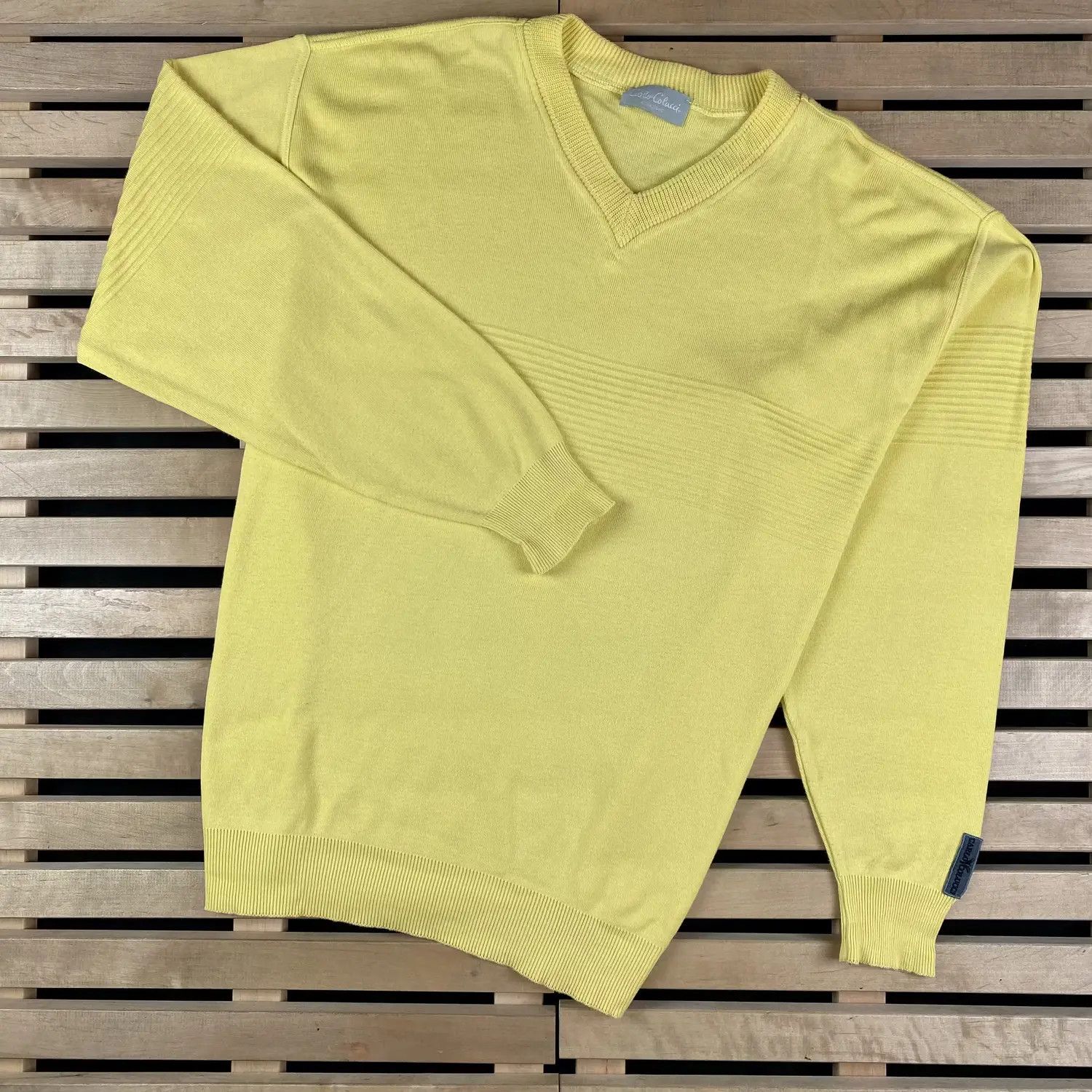 Carlo Colucci Sweater Jumper Carlo Colucci Vintage V Neck Size 56 Size US XL / EU 56 / 4 - 1 Thumbnail