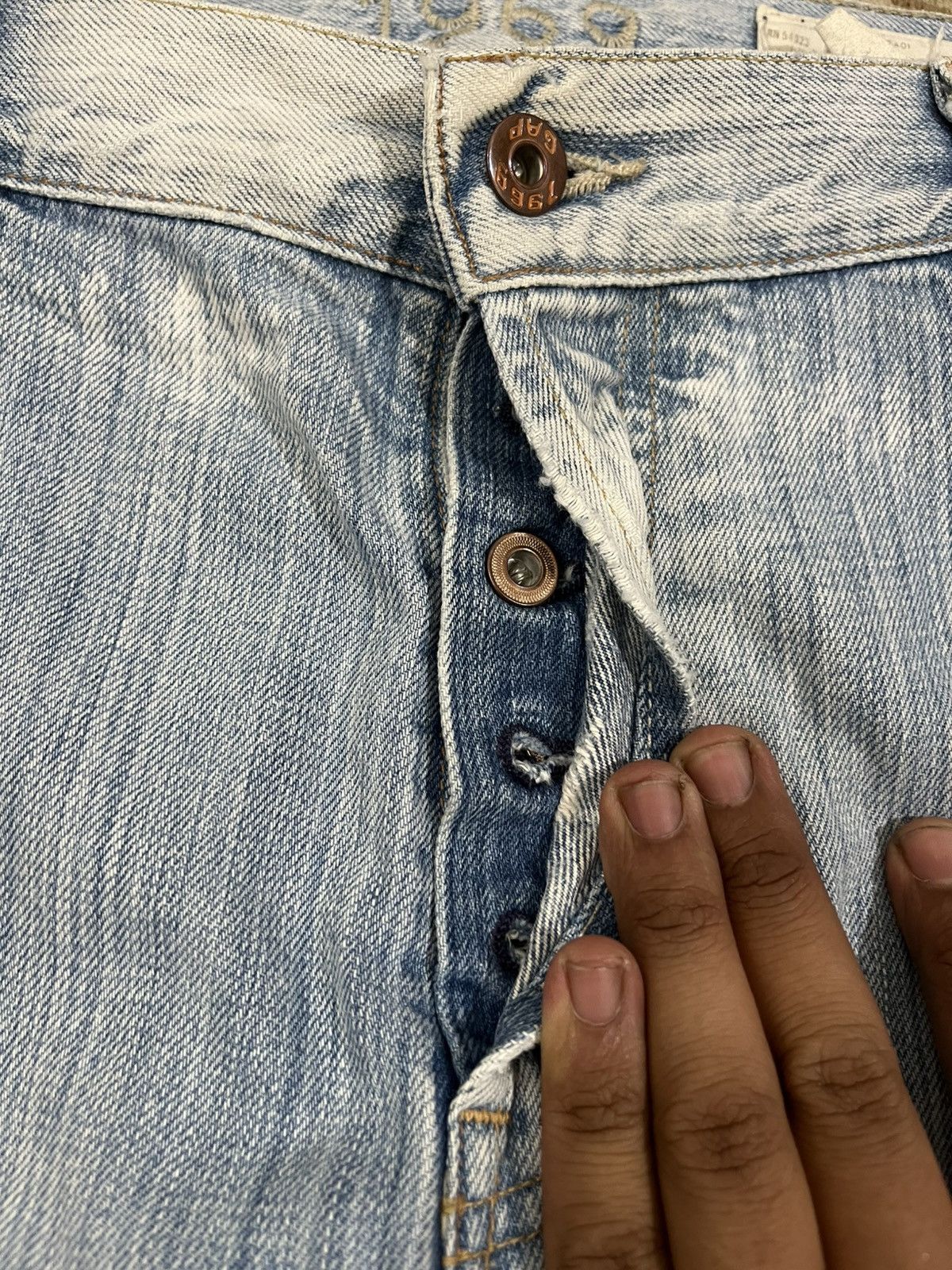 1989 STUDIO × Gap Vintage Gap 1969 Baumwolle Baggy Denim Size US 36 / EU 52 - 13 Thumbnail