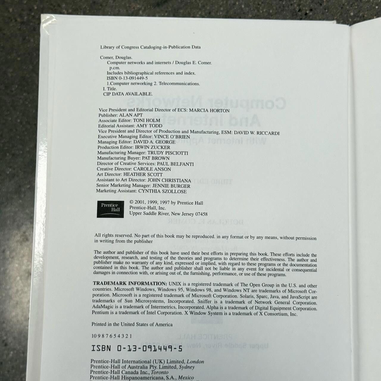 Designer Computer Networks and Internets w/ Applications 3rd Ed Comer Size ONE SIZE - 6 Thumbnail