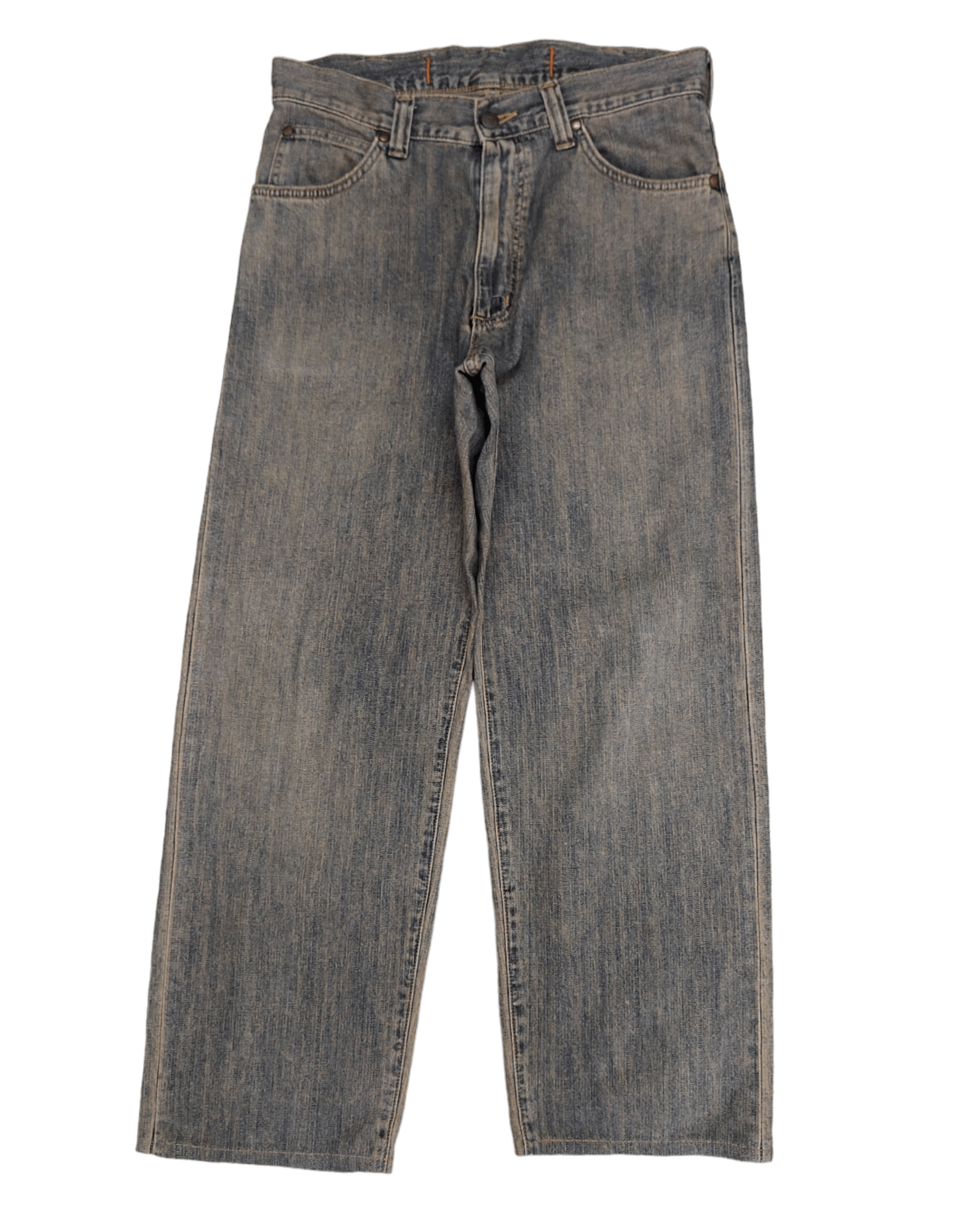 Loose Jeans Wrangler Buckle Back Wide Leg Jeans Y2k Jnco