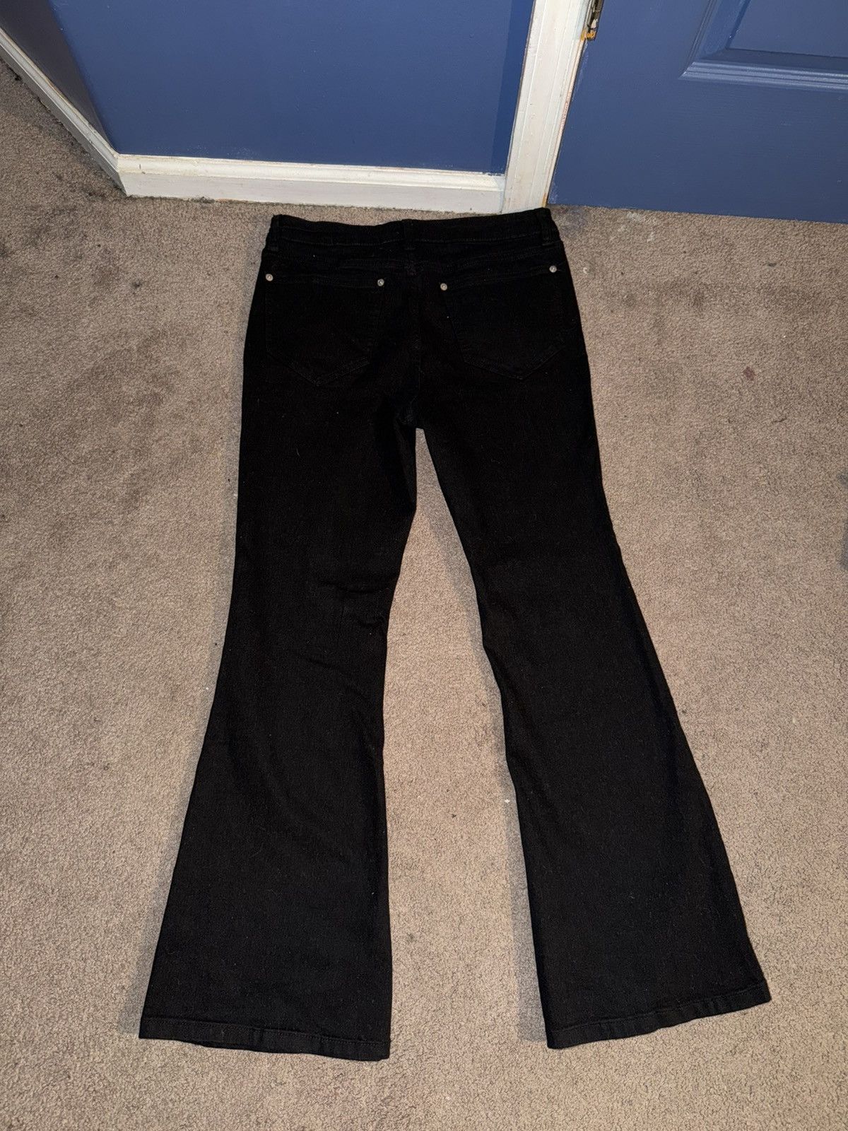 Other Urban World 11 Custom Reworked Gothic Flared Denim Size US 31 - 2 Thumbnail