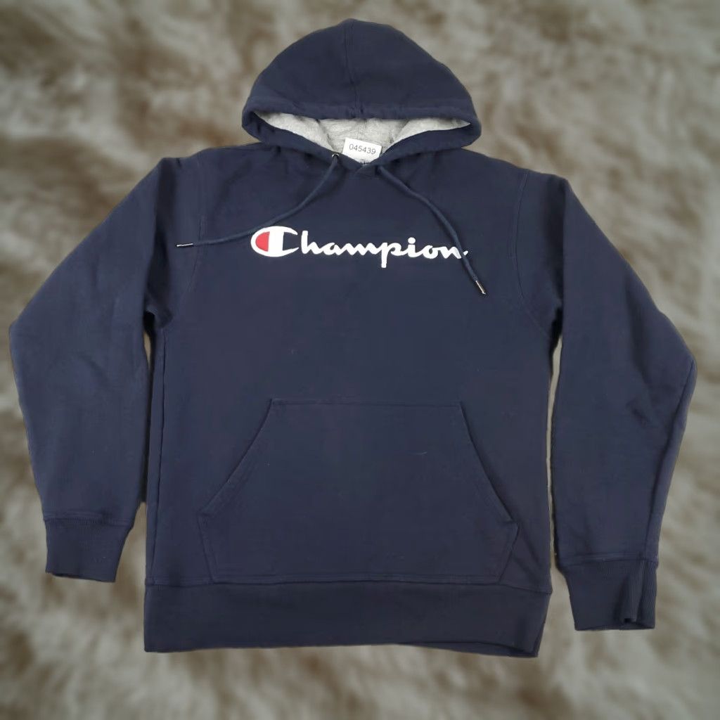Champion Champion Hoodie Mens Small Blue Pullover Casual Sweatshirt Classic Sports Size US S / EU 44-46 / 1 - 1 Thumbnail