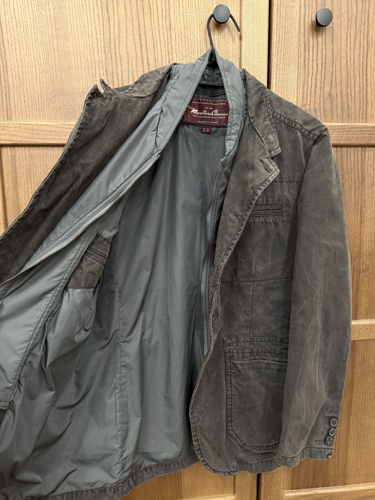 Marlboro Classics Marlboro Classics Gray Green Coat Jacket Size US M / EU 48-50 / 2 - 12 Thumbnail