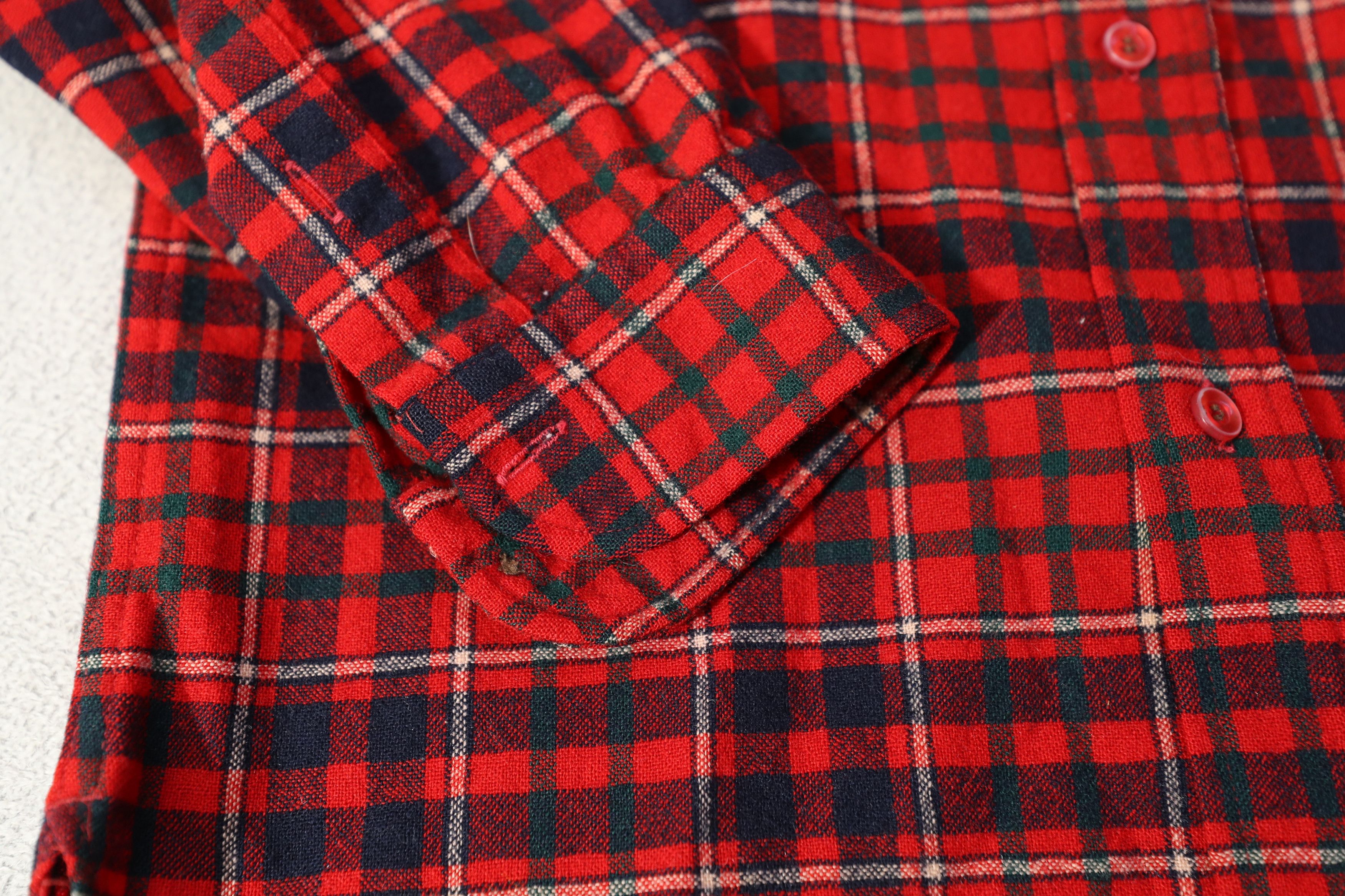 Pendleton Vintage Pendleton Wool Red Tartan Flannel (M) Size US S / EU 44-46 / 1 - 6 Thumbnail