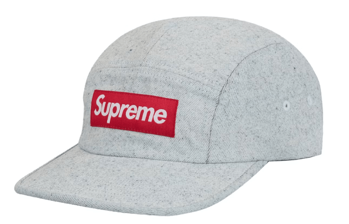 Supreme Supreme Coated Denim Camp Cap White Sz Adjustable Size ONE SIZE - 1 Thumbnail