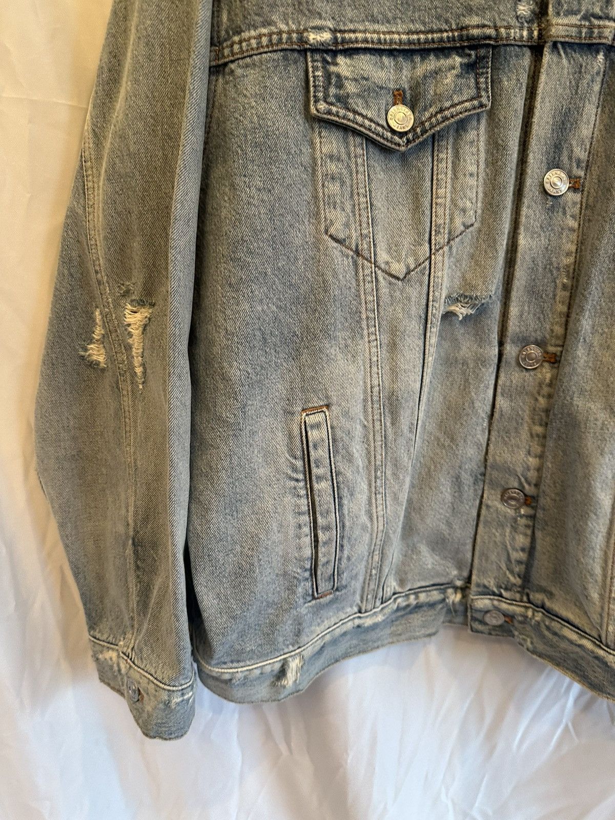 Balenciaga Balenciaga Denim Jacket Size US M / EU 48-50 / 2 - 3 Thumbnail