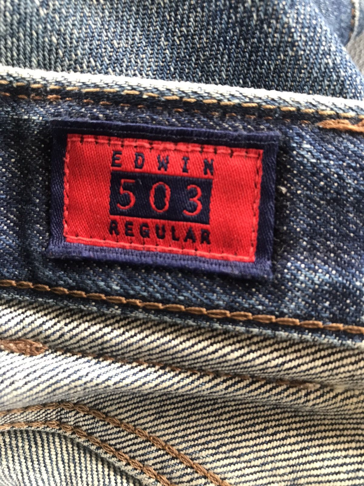 If Six Was Nine Edwin Miss 503 Flared Distressed Size US 28 / EU 44 - 12 Thumbnail