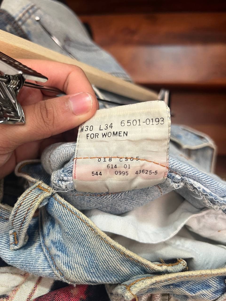 Levi's × Needles Rebuild by Needles x Levi's Motocross Patchwork Denim Jeans Size US 30 / EU 46 - 8 Thumbnail
