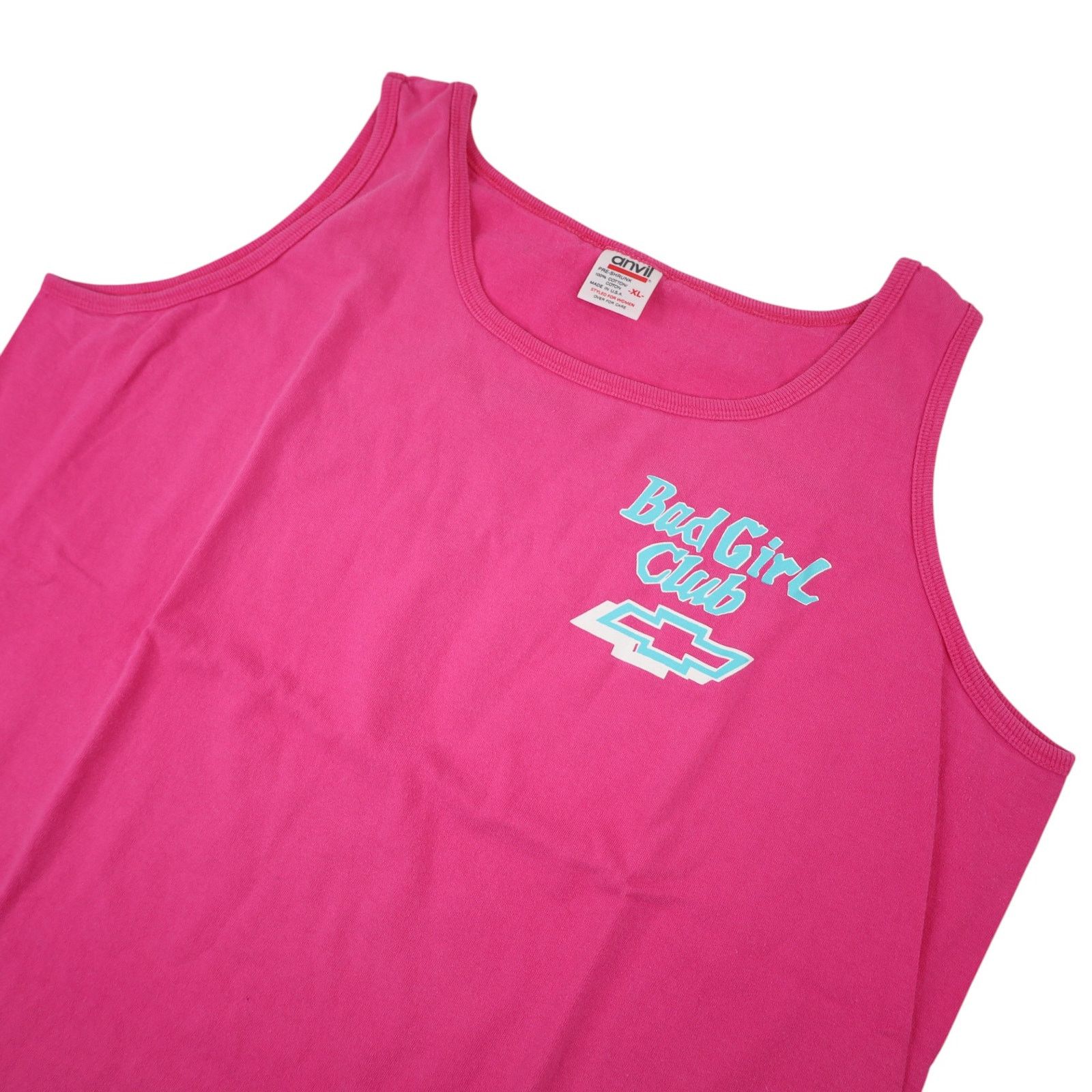 Chevrolet × Vintage Vintage Chevy "Bad Girl Club" Graphic Tank Top Size XL / US 12-14 / IT 48-50 - 2 Thumbnail