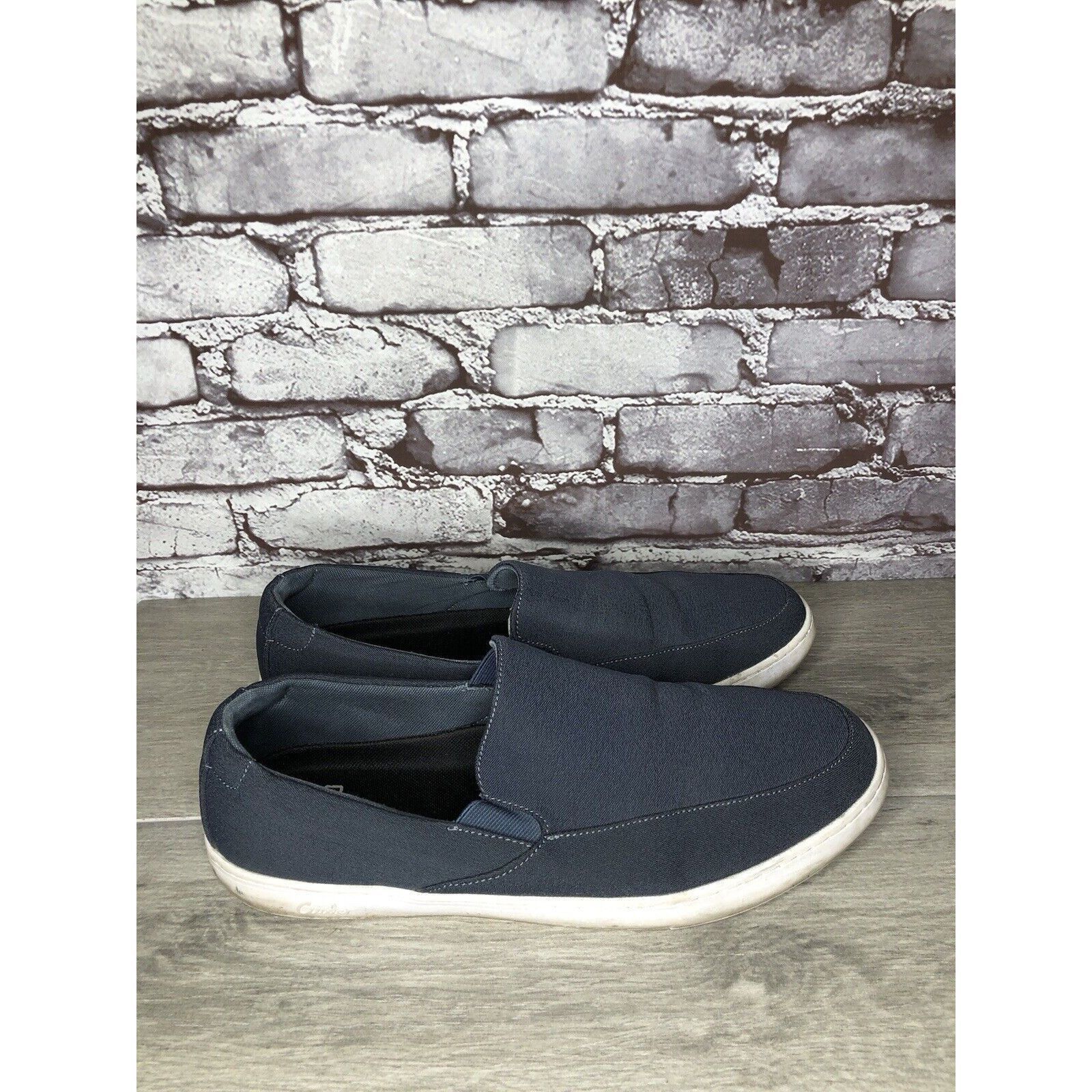 Other Cuater Tracer Navy Blue Canvas Fabric Slip On Casual Shoes M Size US 13 / EU 46 - 14 Thumbnail