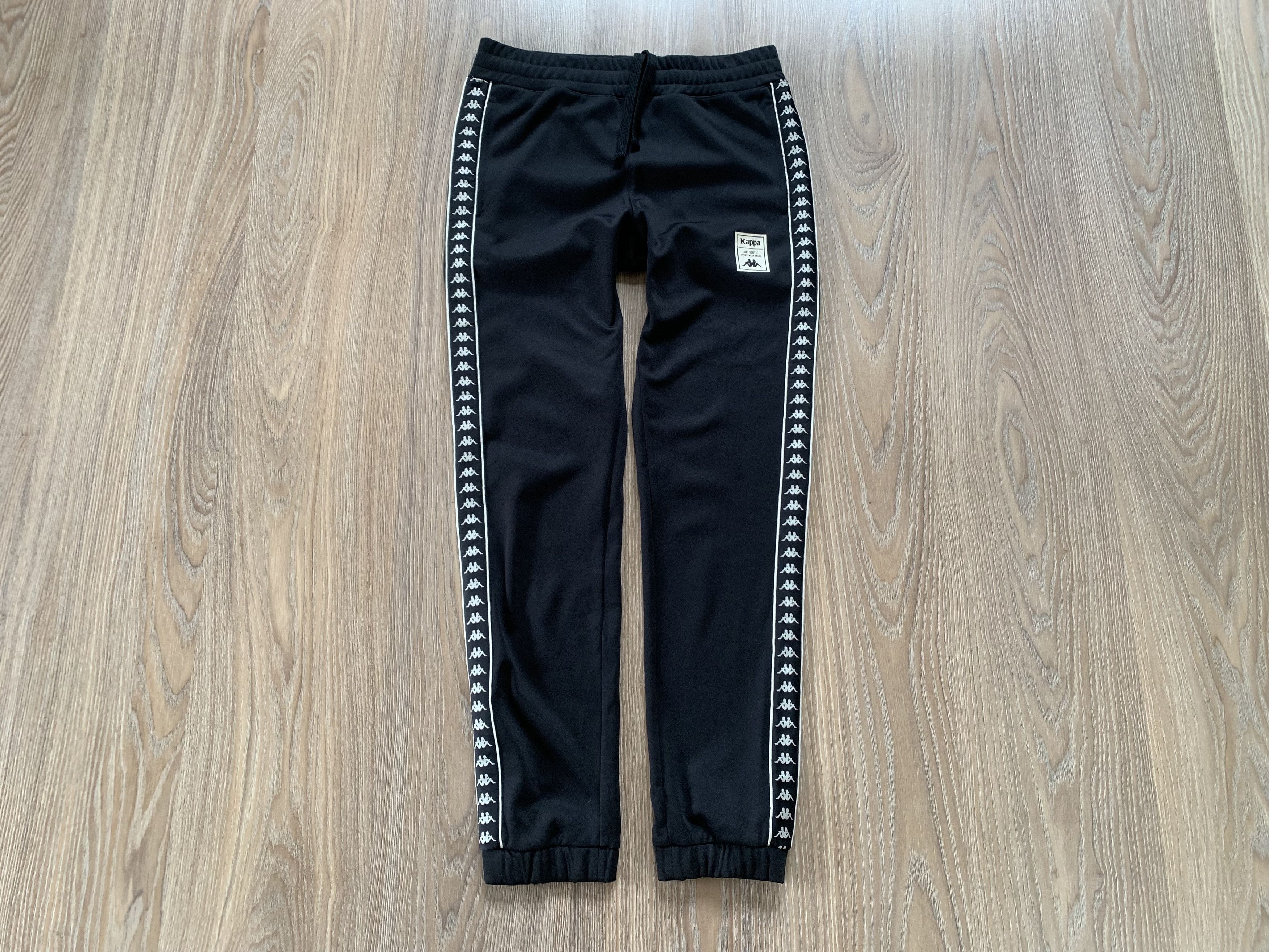 Kappa Youth Kappa Black Lampas Sweatpants Track Pants Size US 26 / EU 42 - 2 Thumbnail