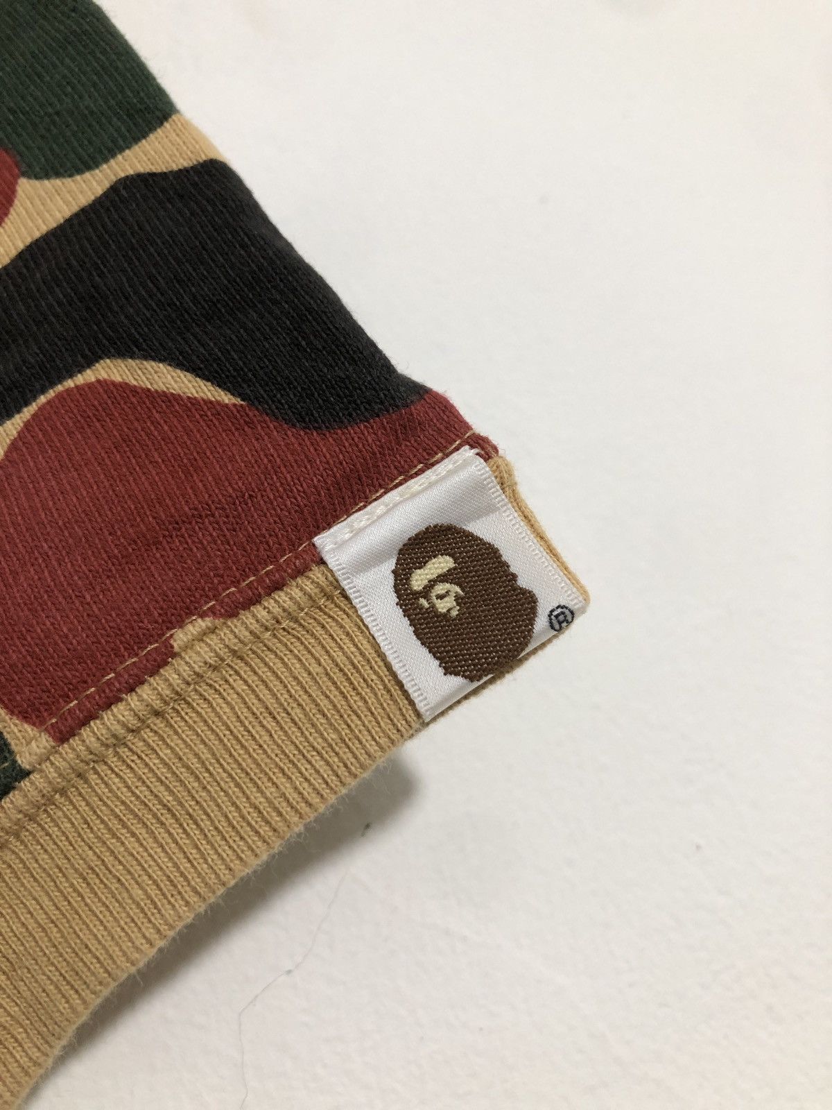 Bape Bape A Bathing Ape Camo Short Sleeve Sweatshirt Size US S / EU 44-46 / 1 - 2 Thumbnail