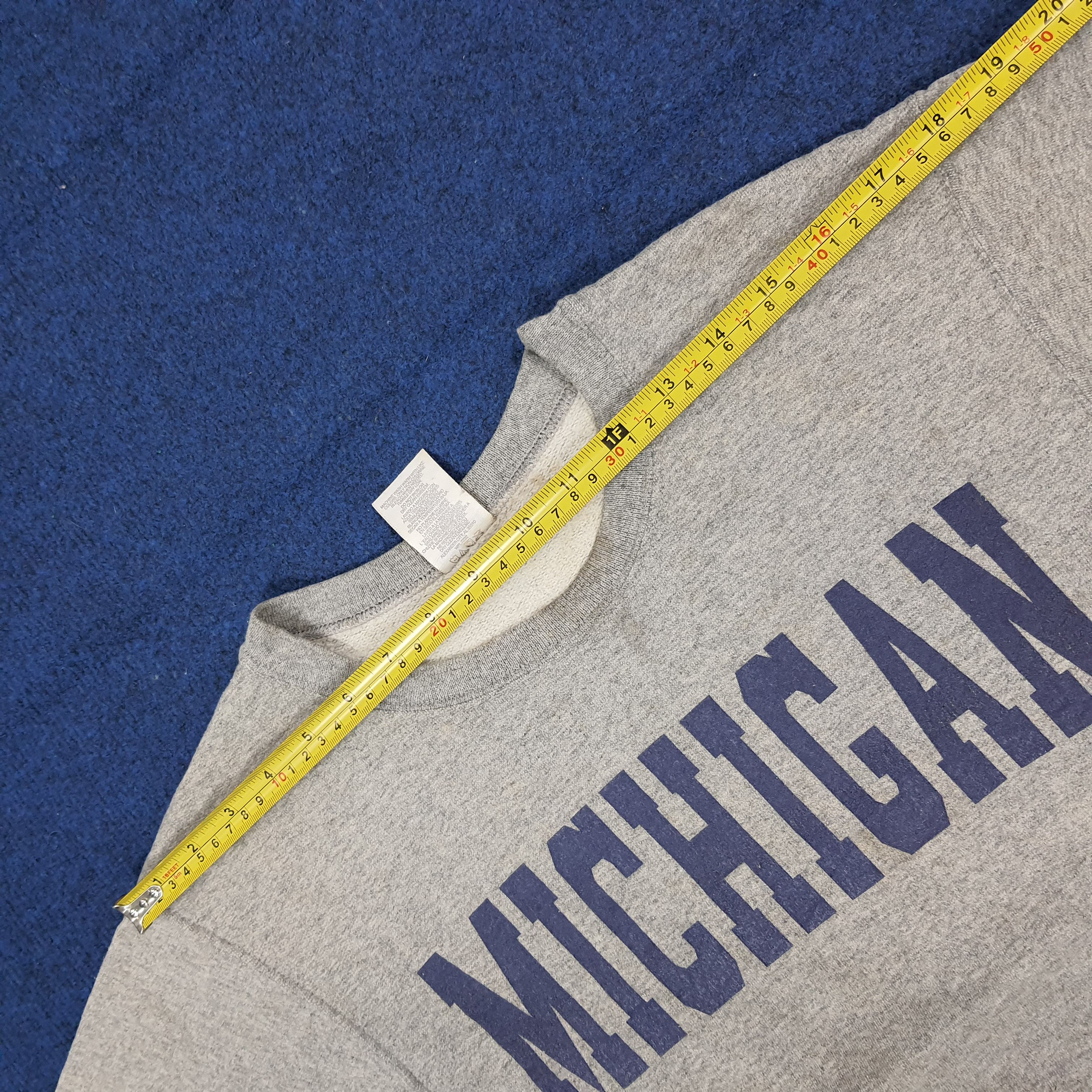 Jerzees Vintage Michigan University Sweatshirt Pullover C278N7 Size US S / EU 44-46 / 1 - 9 Thumbnail
