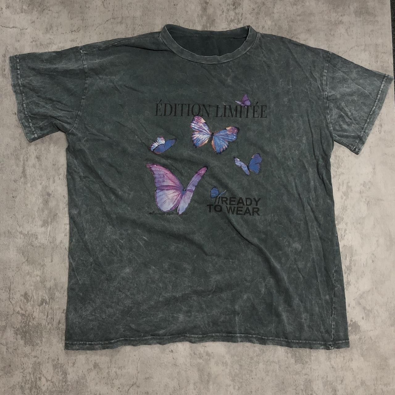 Other Black and purple butterfly t-shirt #butterfly Size US XL / EU 56 / 4 - 1 Thumbnail