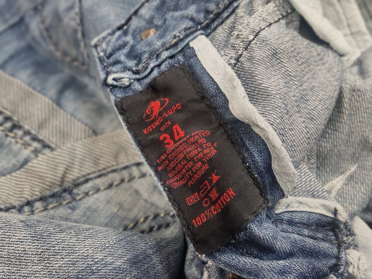 If Six Was Nine Vintage if six was nine style Opium Kosmo Japan baggy Jeans Size US 34 / EU 50 - 17 Thumbnail