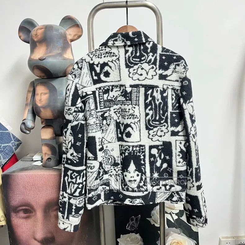 Louis Vuitton Louis Vuitton Wool Comic Jacket Size US M / EU 48-50 / 2 - 2 Thumbnail