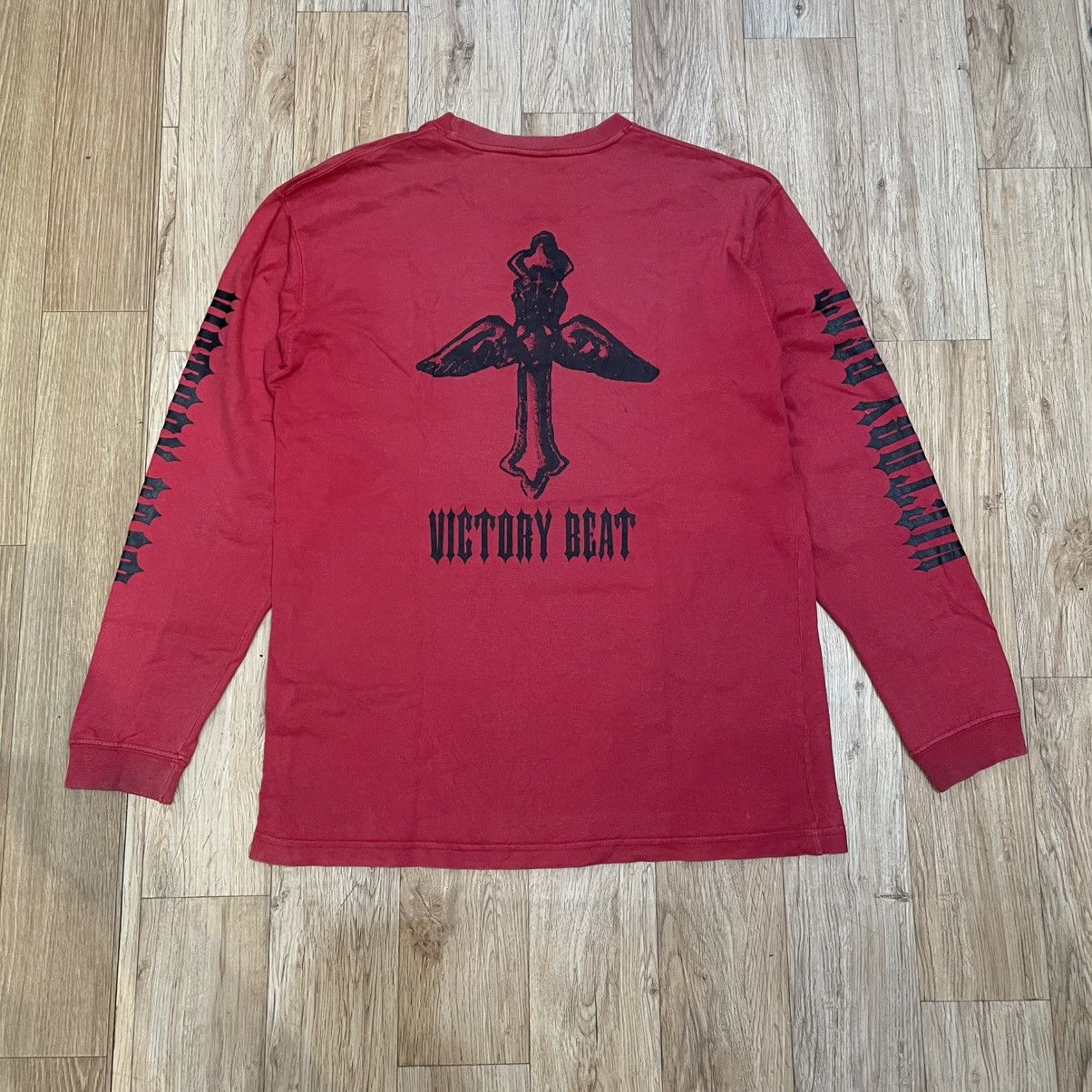 20471120 Victory Beat Long Sleeve Shirt Poem Punk Style Size US L / EU 52-54 / 3 - 1 Thumbnail