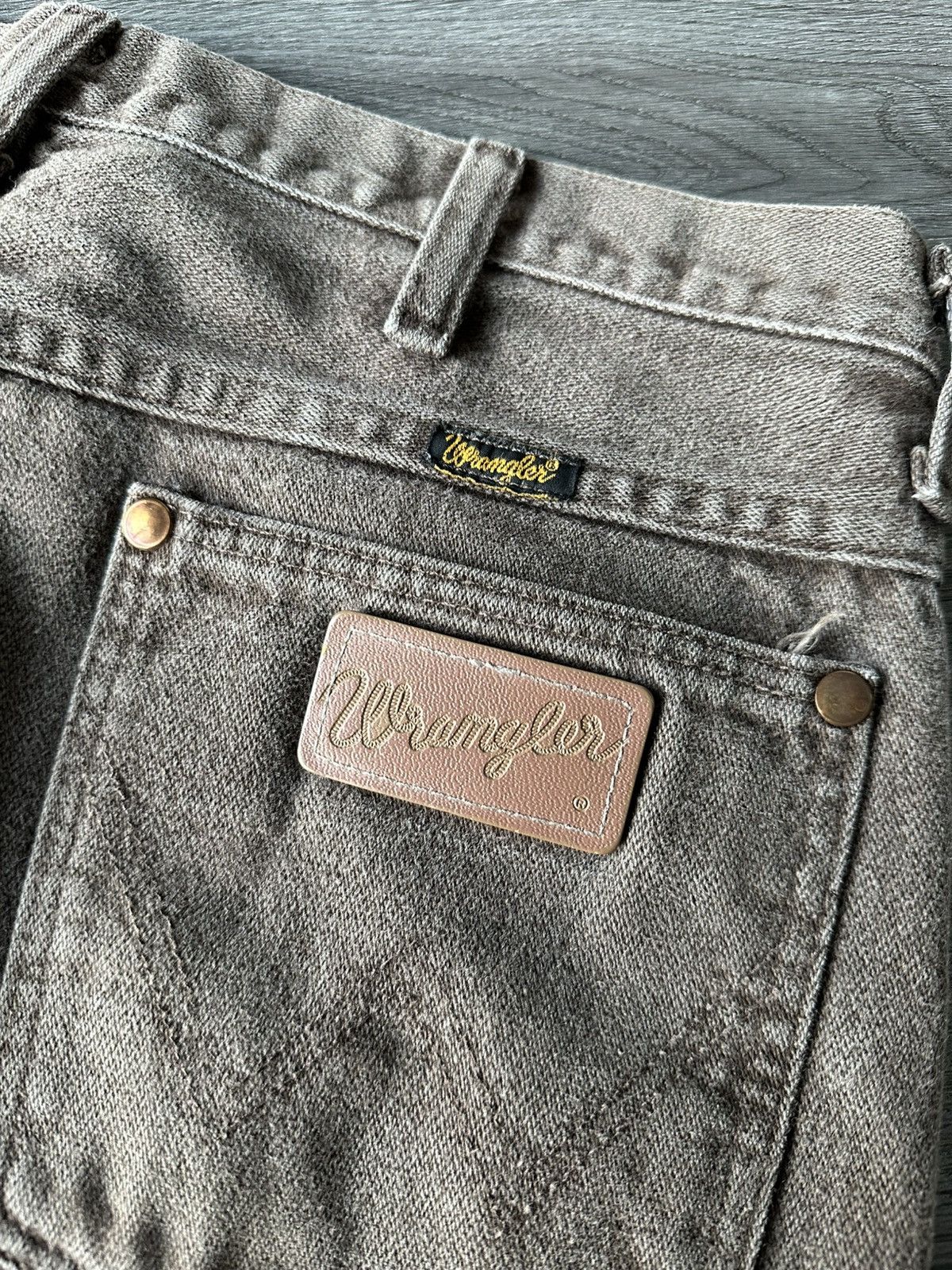 Wrangler Vintage Faded Brown Wrangler Jeans Size US 32 / EU 48 - 4 Thumbnail