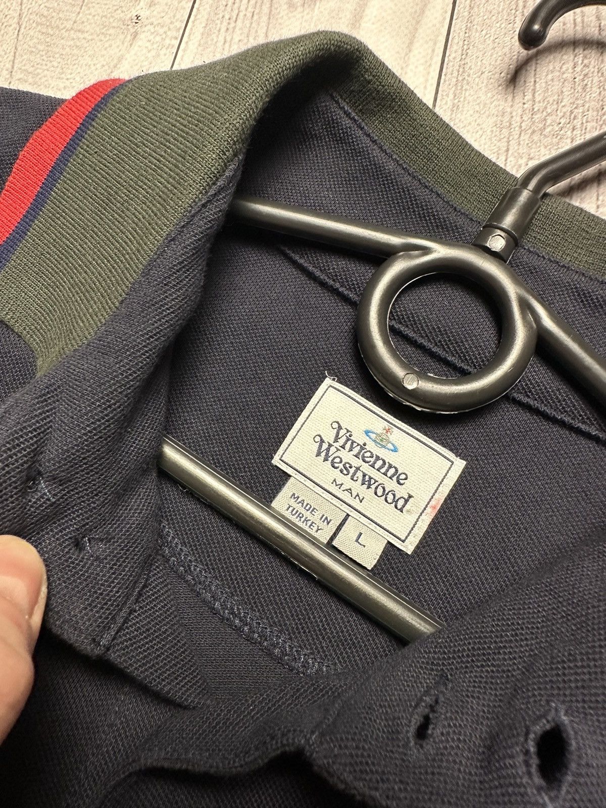 Vintage × Vivienne Westwood Vintage Vivienne Westwood polo size L logo Size US L / EU 52-54 / 3 - 3 Thumbnail
