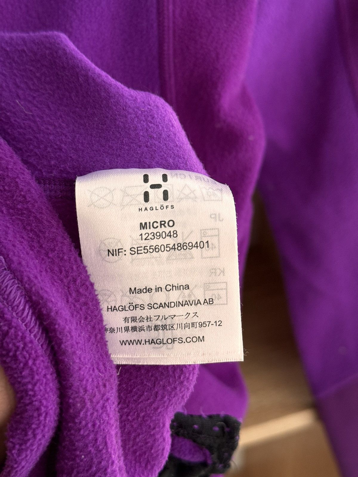 Haglofs × Vintage Vintage Haglofs Astro Scandinavian Purple W’ Fleece Jacket Size S / US 4 / IT 40 - 13 Thumbnail