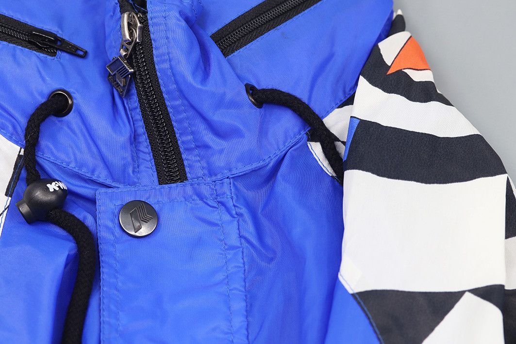 K-Way Vintage K-Way Ski Windbreaker Jacket 90s Racing Team L Size US L / EU 52-54 / 3 - 9 Thumbnail