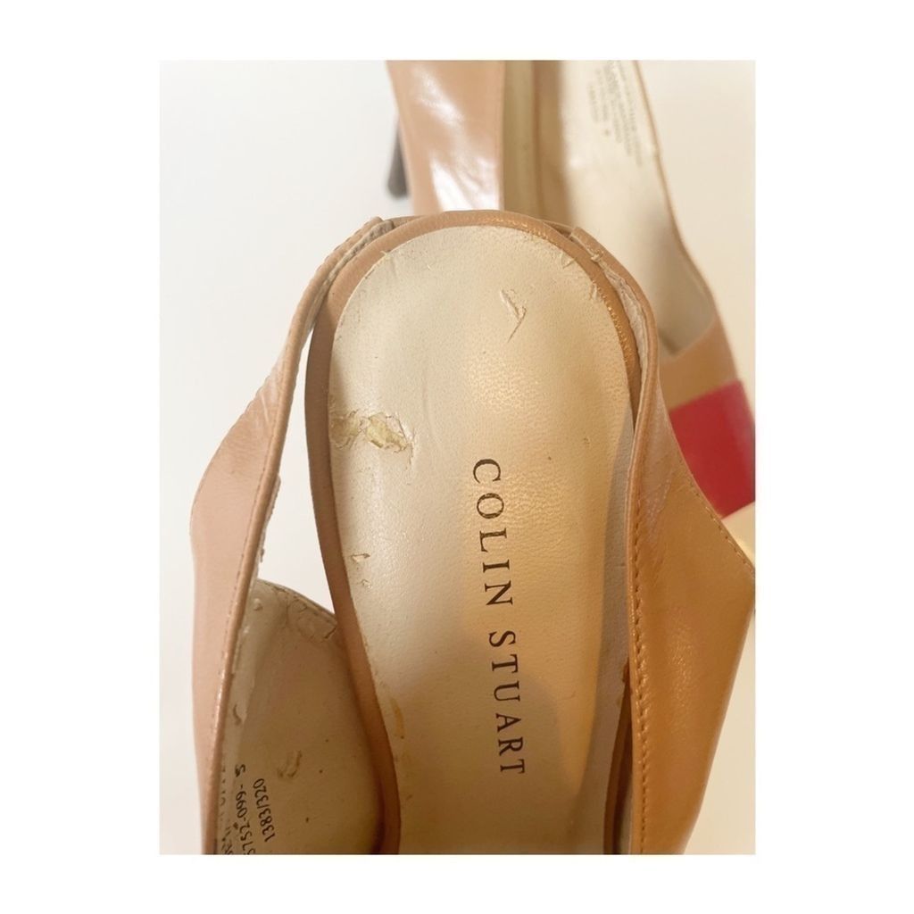 The Unbranded Brand Colin Stuart Slingback Colorblock Shoes Size US 5 / IT 35 - 4 Thumbnail