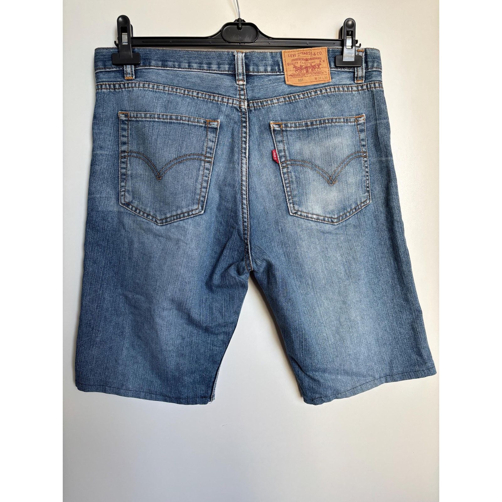 Levi's × Levi's Vintage Clothing × Vintage Levi’s 501 USA 1996 W34 Cut-Off Light Wash Button Fly Shorts Size US 34 / EU 50 - 6 Thumbnail