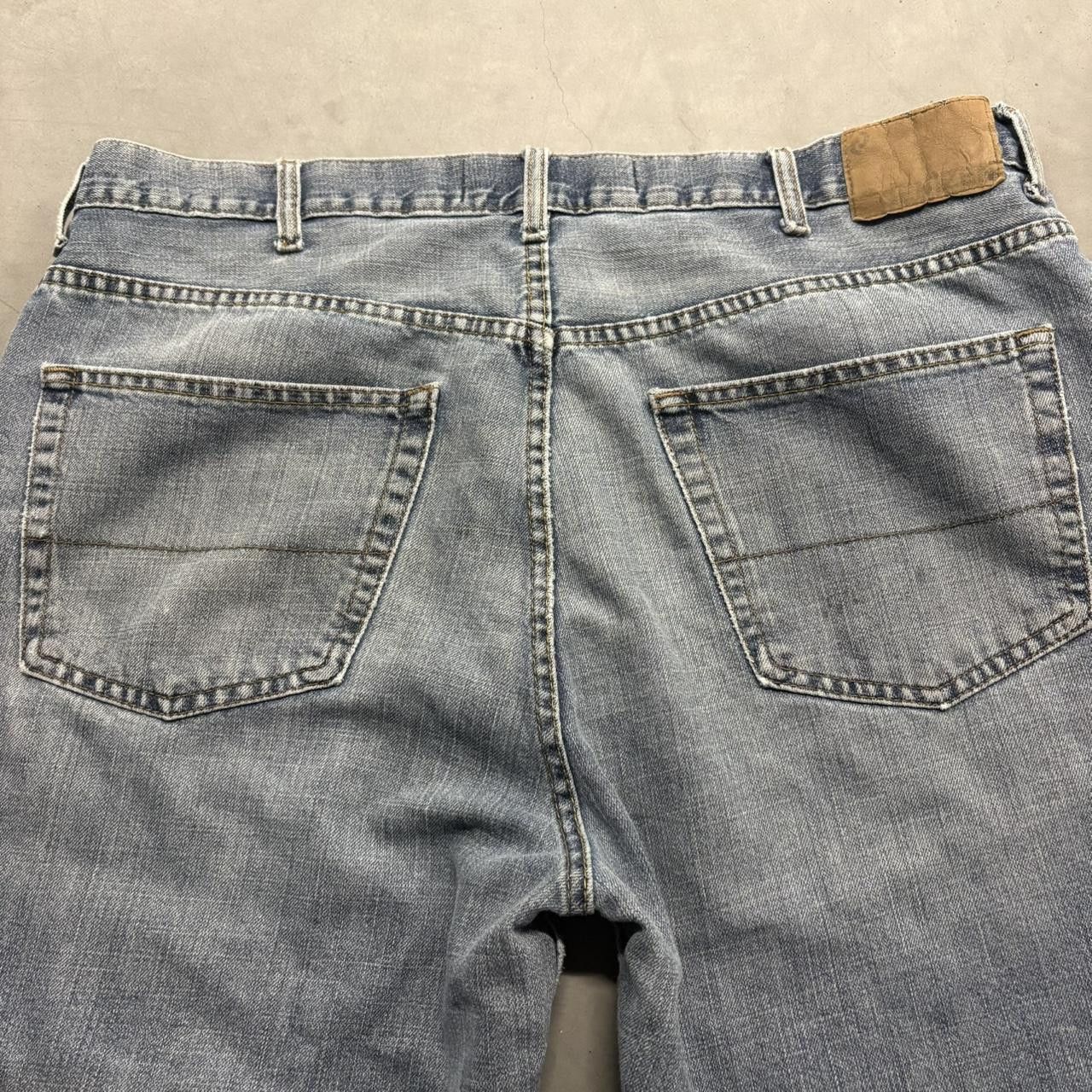 Vintage Crazy Vintage Y2K/2000s Super Baggy Skater Grunge Medium Blue Wash Denim Jeans! Size US 40 / EU 56 - 7 Thumbnail