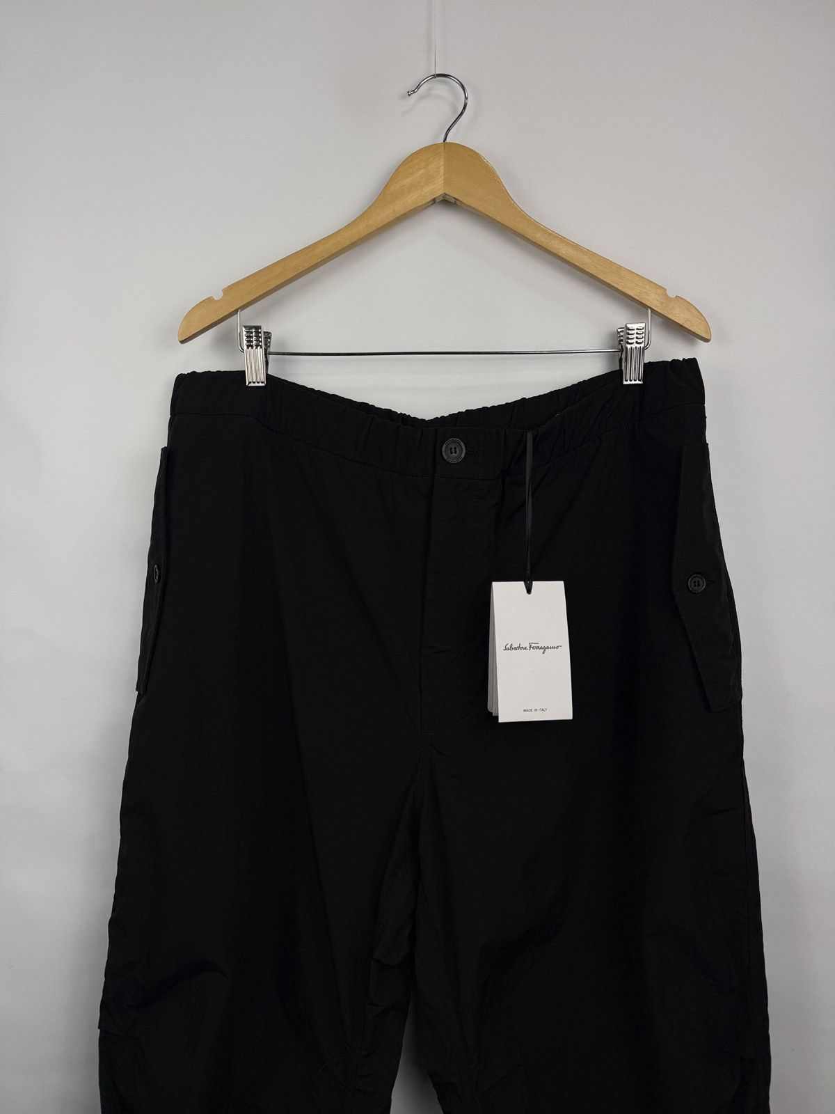 Salvatore Ferragamo ❗️NEW 🇮🇹 Salvatore Ferragamo Premium Nylon Pants Made in Italy Size US 38 / EU 54 - 10 Thumbnail