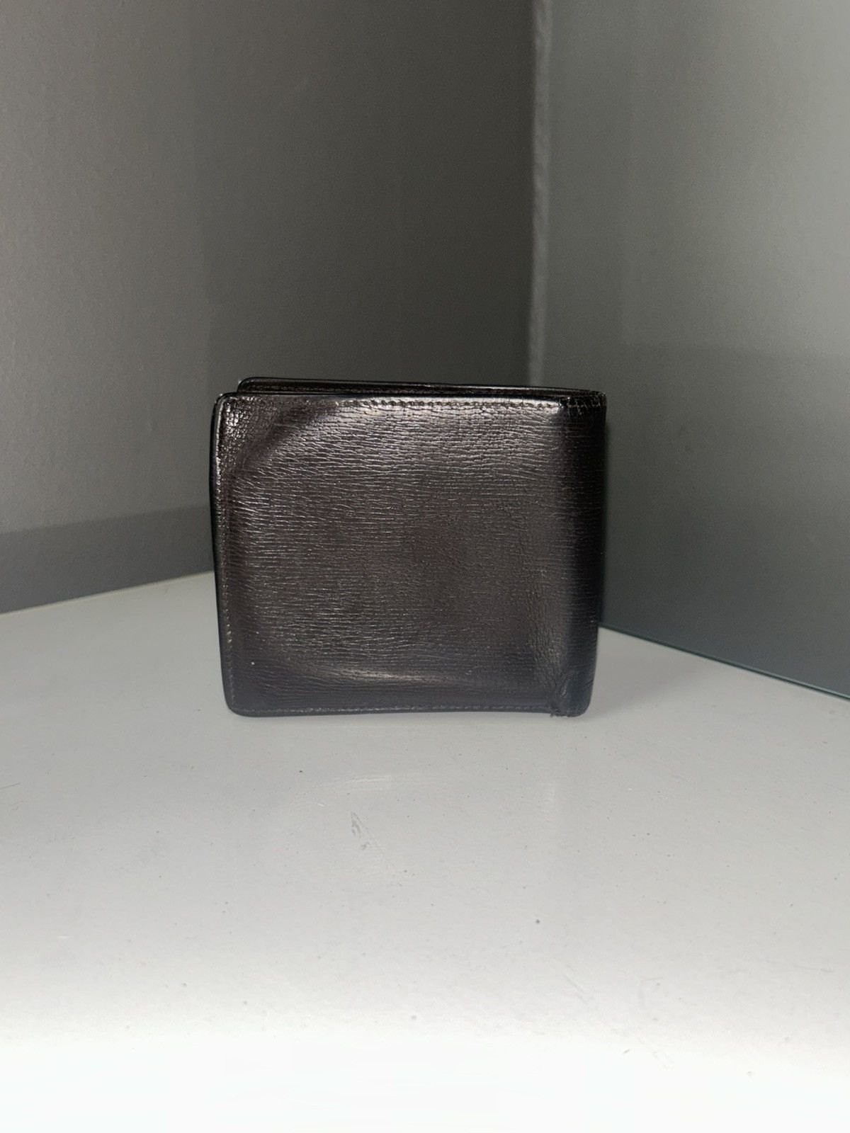 Gucci Vintage Gucci Dark Brown Leather G logo Bifold Size ONE SIZE - 11 Thumbnail