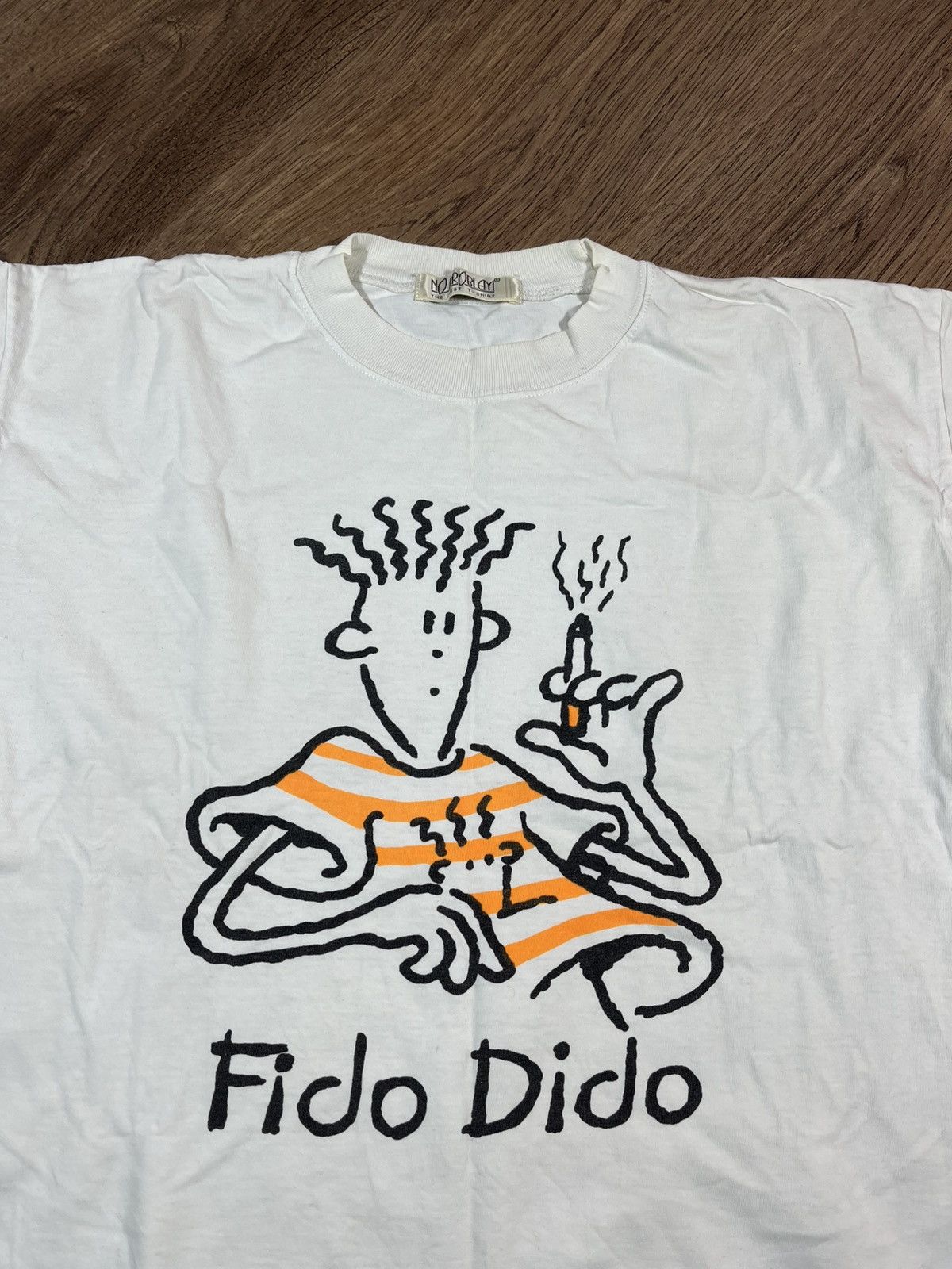 Vintage Vintage Fido Dido Rare T Shirt 80-90s Size US XL / EU 56 / 4 - 2 Thumbnail