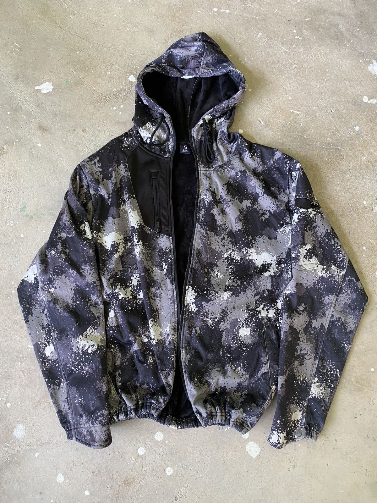 Japanese Brand Slash Wearable Gear Utility Denim & Camo Jacket Size US 30 / EU 46 - 7 Thumbnail