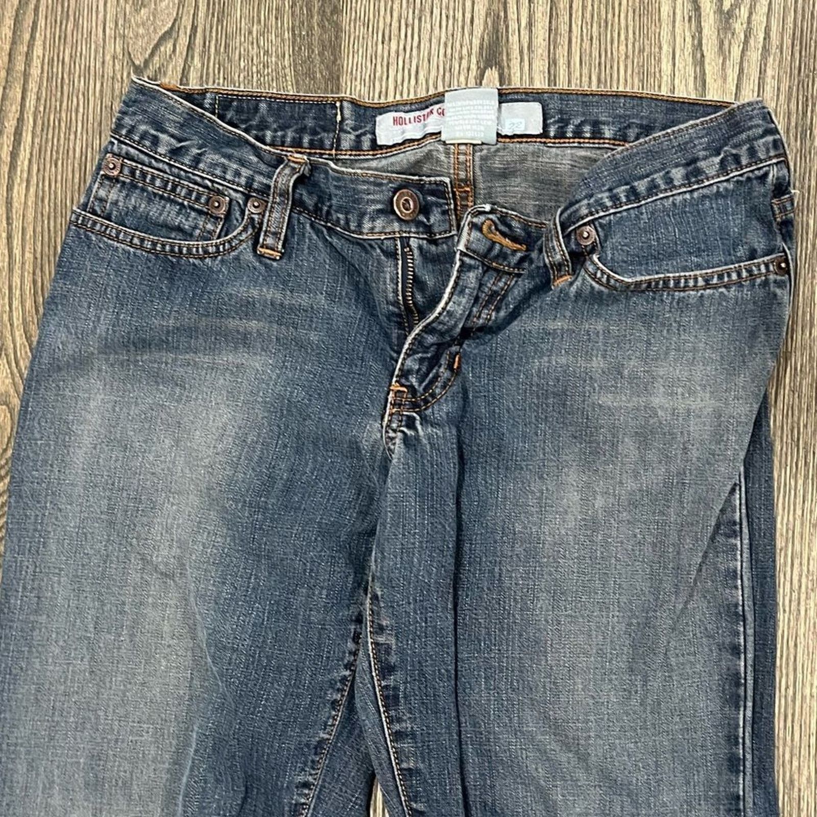Hollister Hollister & Co Pacific Merchants Cuffed Cropped Jeans Sz 22 Size 34" / US 12 / IT 48 - 6 Thumbnail